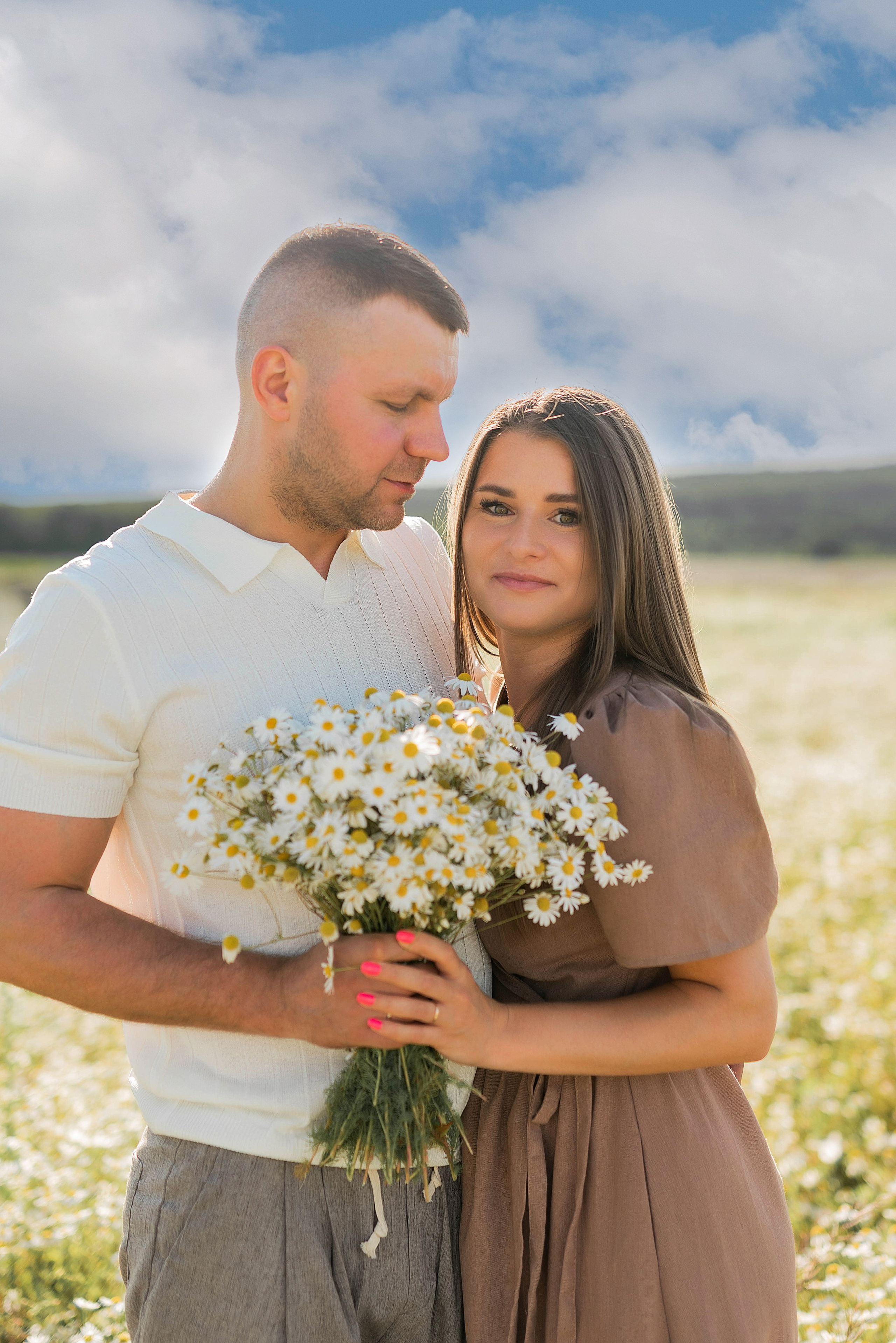 Семейная съёмка в ромашках. Семейный, детский фотограф в Воронеже Анна Никитина