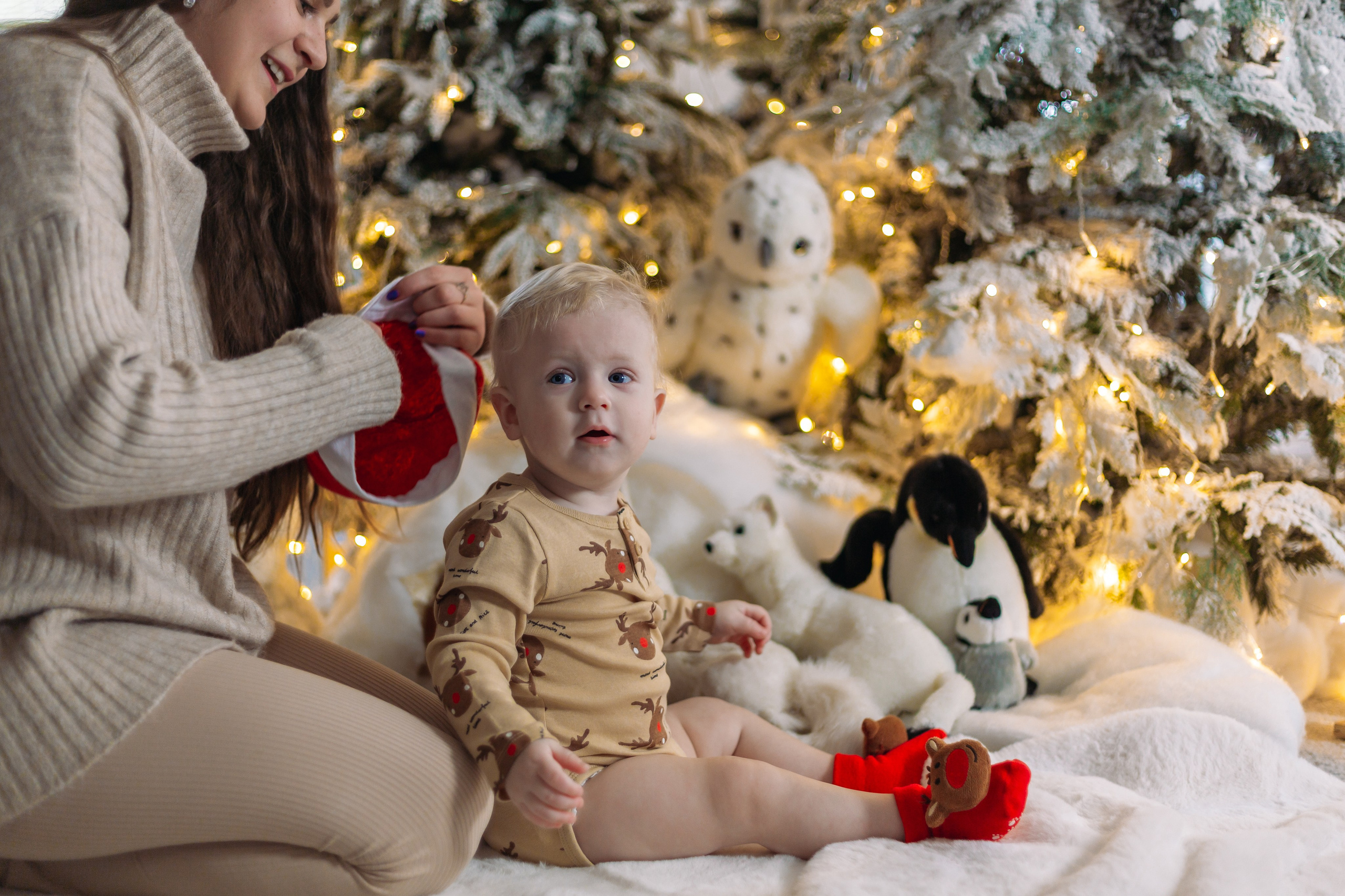 Новогодняя съёмка. Семейный и художественный фотограф в Тюмени Юлия Логинова