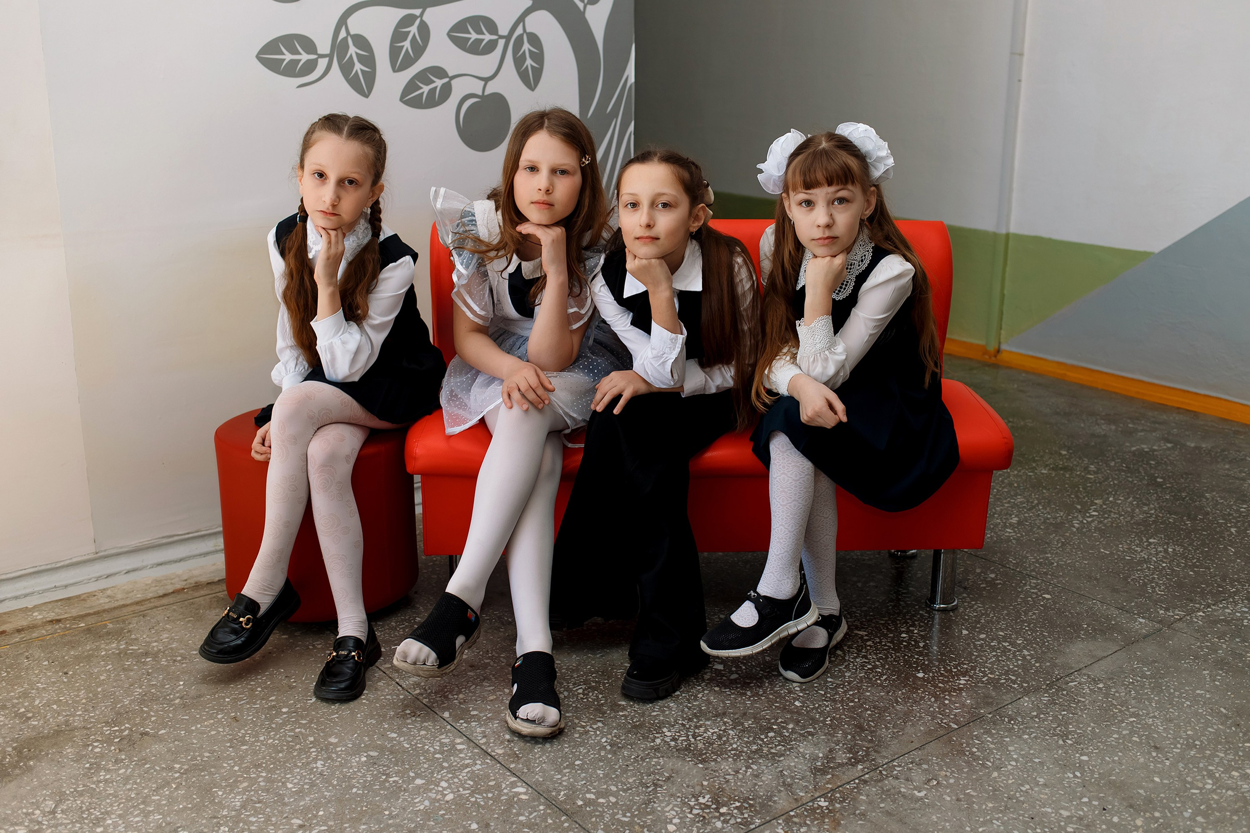 4 класс с. Барабаш. Фотограф Любовь Корниенко, Примоский край