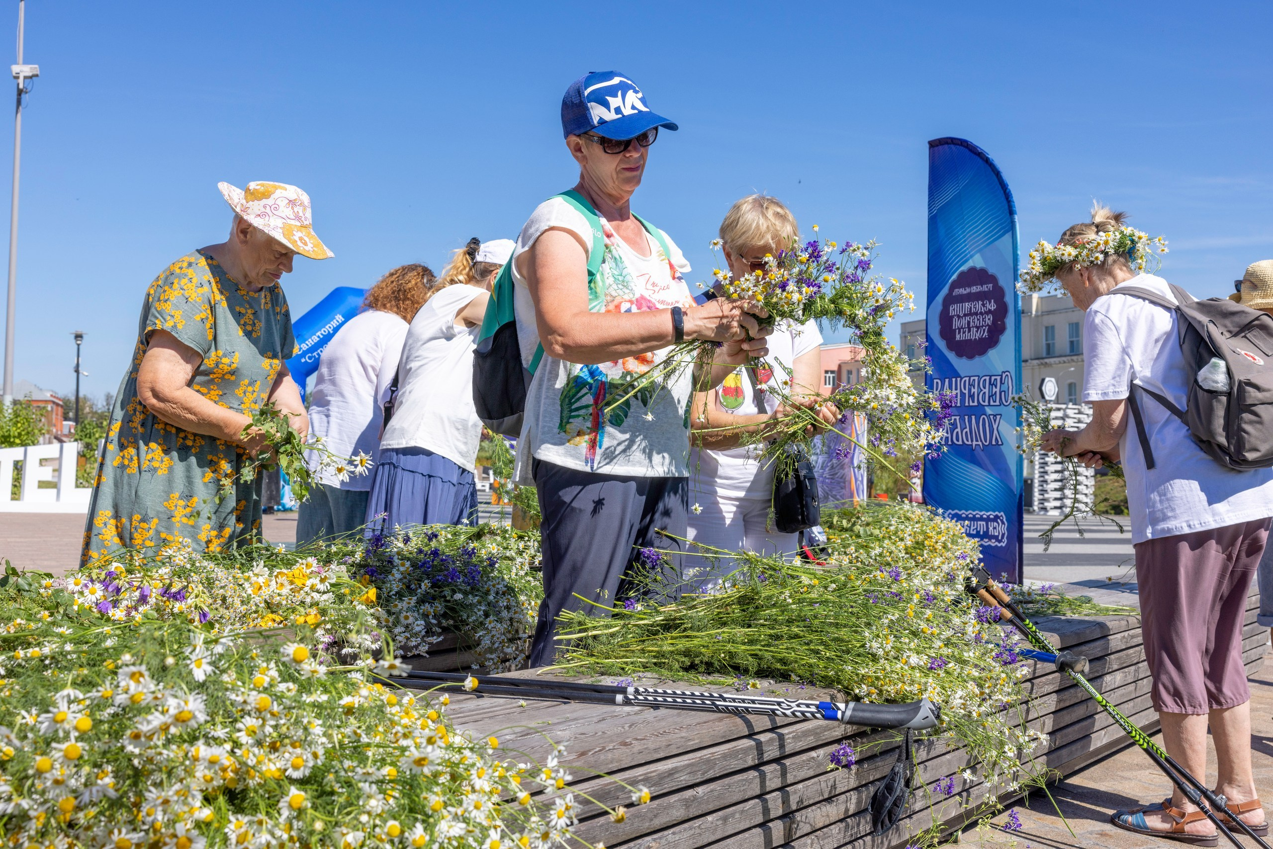 Фестиваль «Ромашковый хоровод». Северная ходьба. Фотограф в Туле Крупский АнДРей. Фотостудия «КАДР71» в Туле