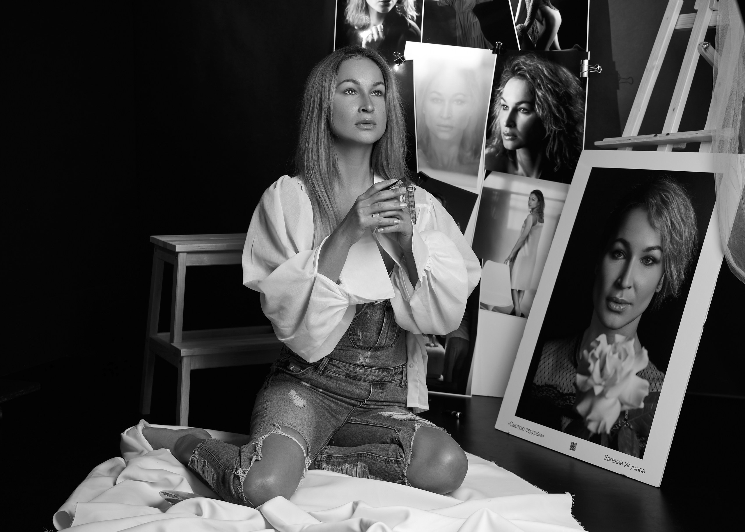 Фотосессия в интерьере мастерской художника