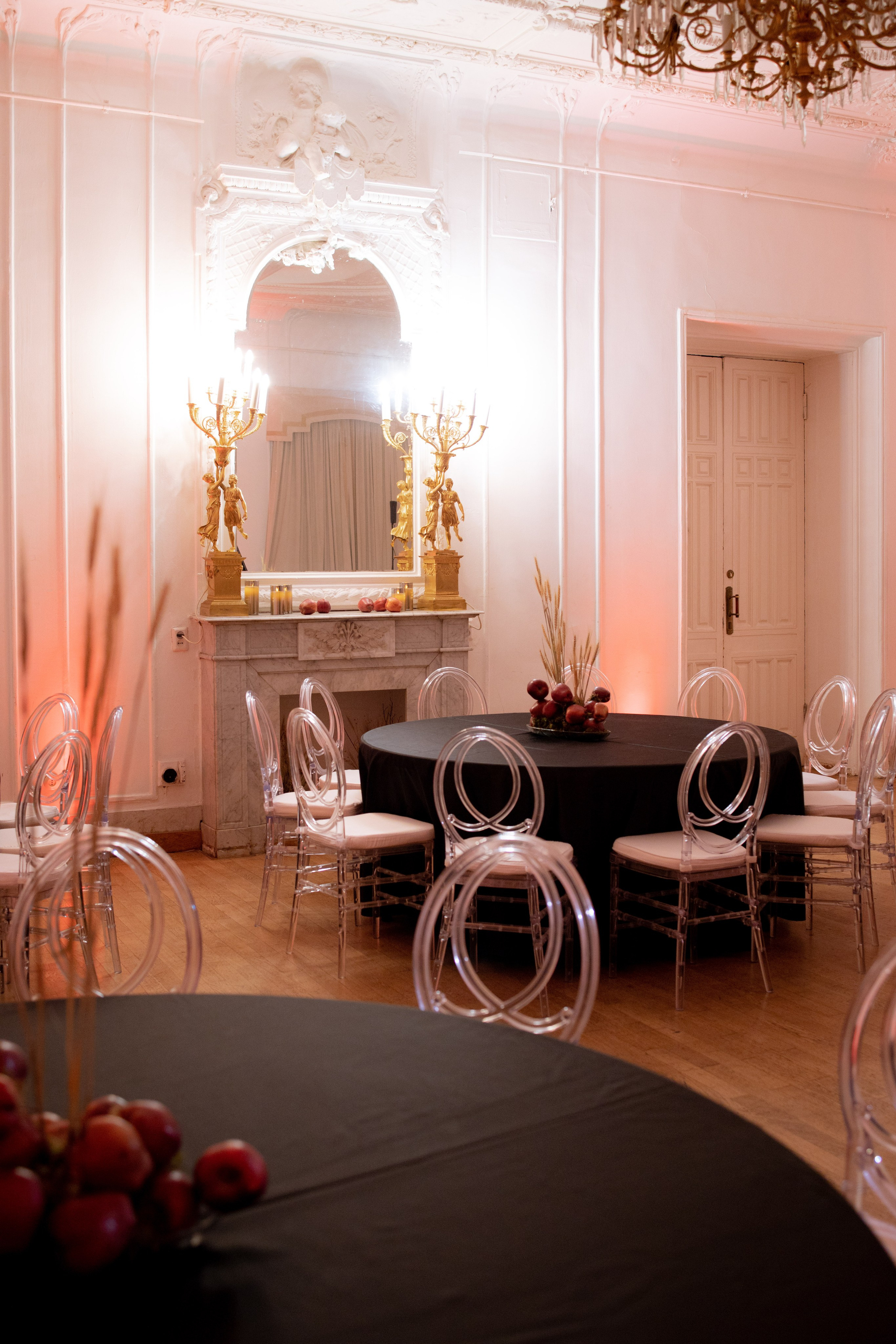 Новогодний корпоратив в фольклорном стиле. Особняк Лемана. Оформление свадеб, декор свадеб Вера Маркова, Москва