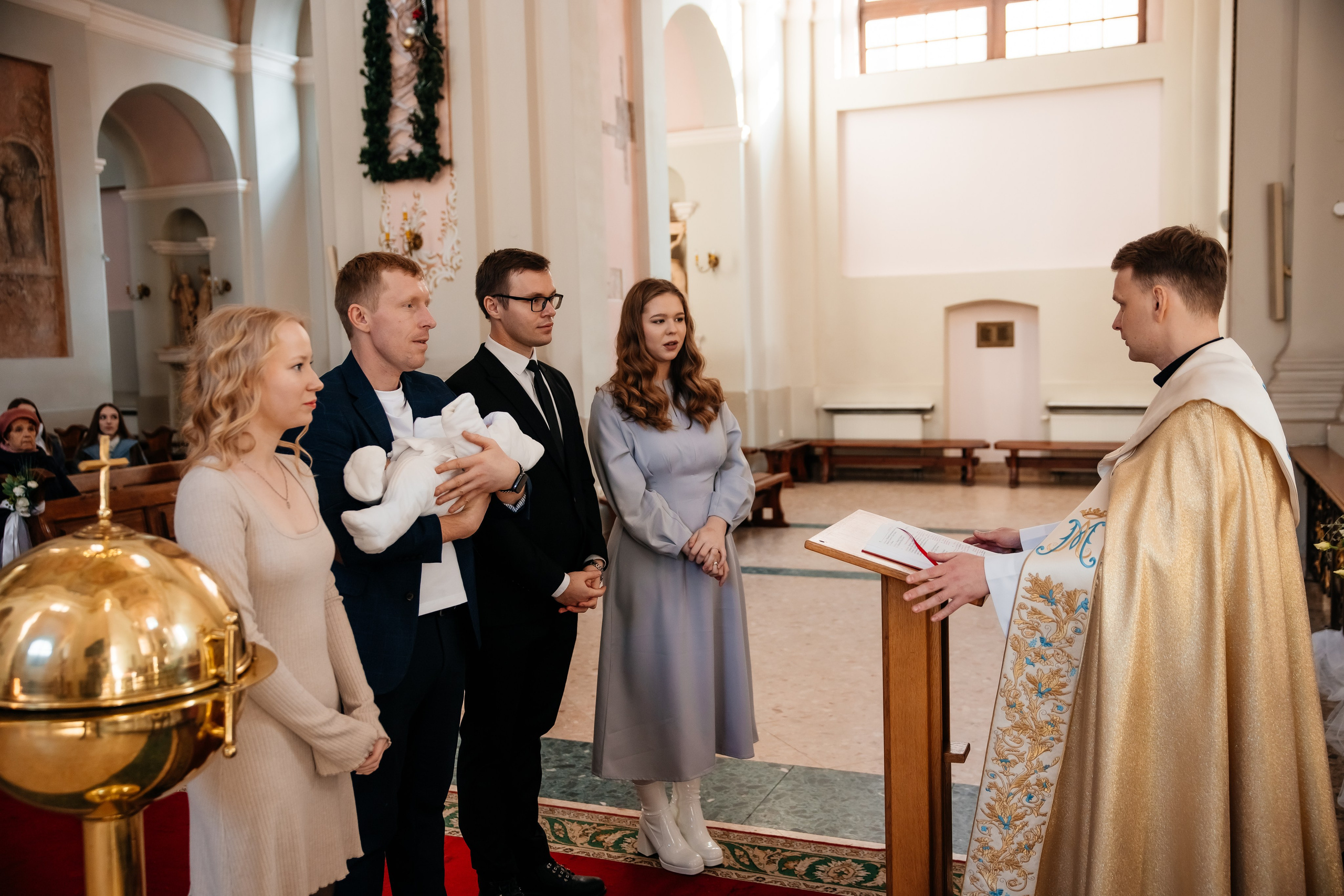 Крещение Софии. Архикафедральный костел Имени Пресвятой Девы Марии. Фотограф ВИКА МЕДУЗА