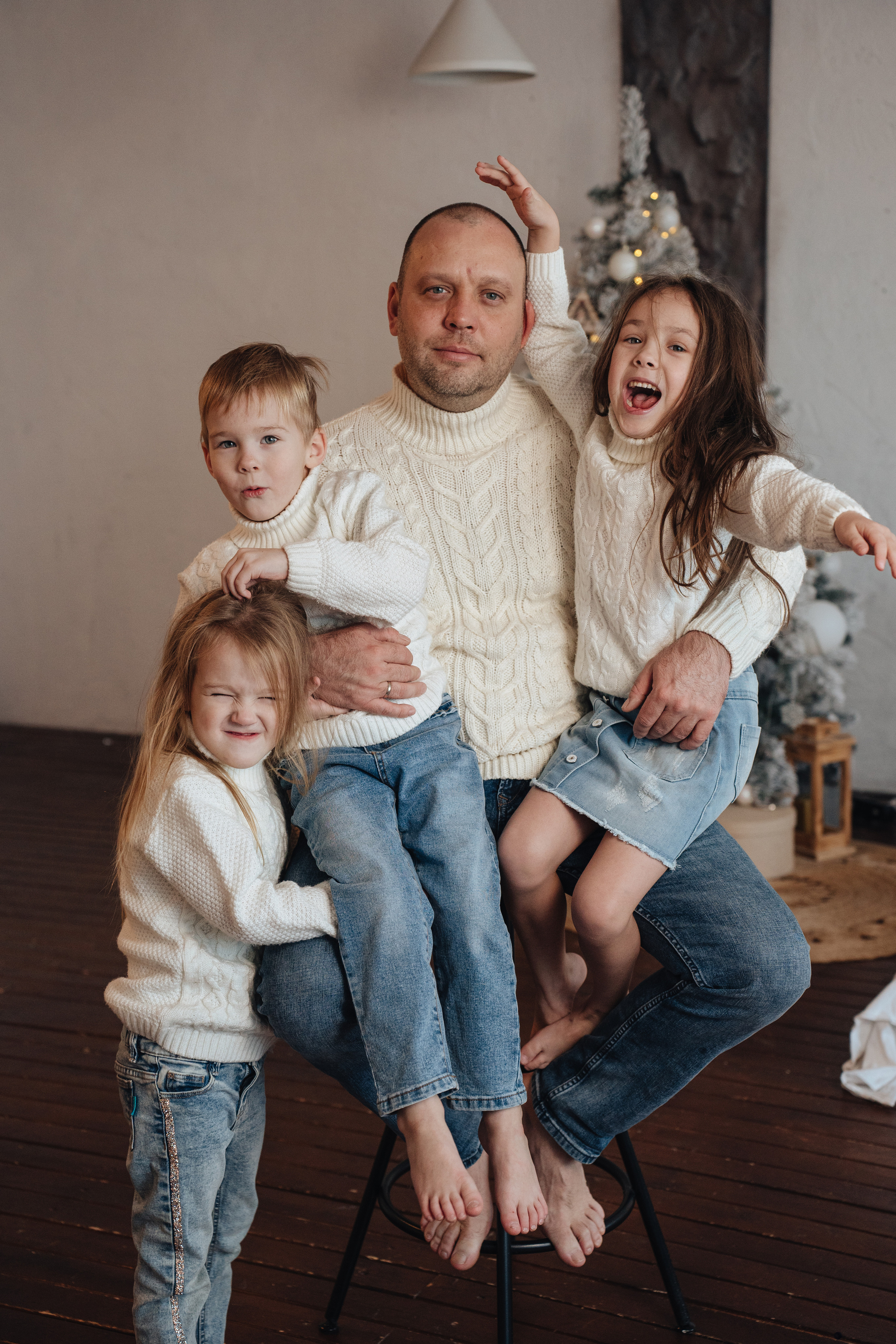 Настя, Ринат и малышня. Семейный фотограф в Казани