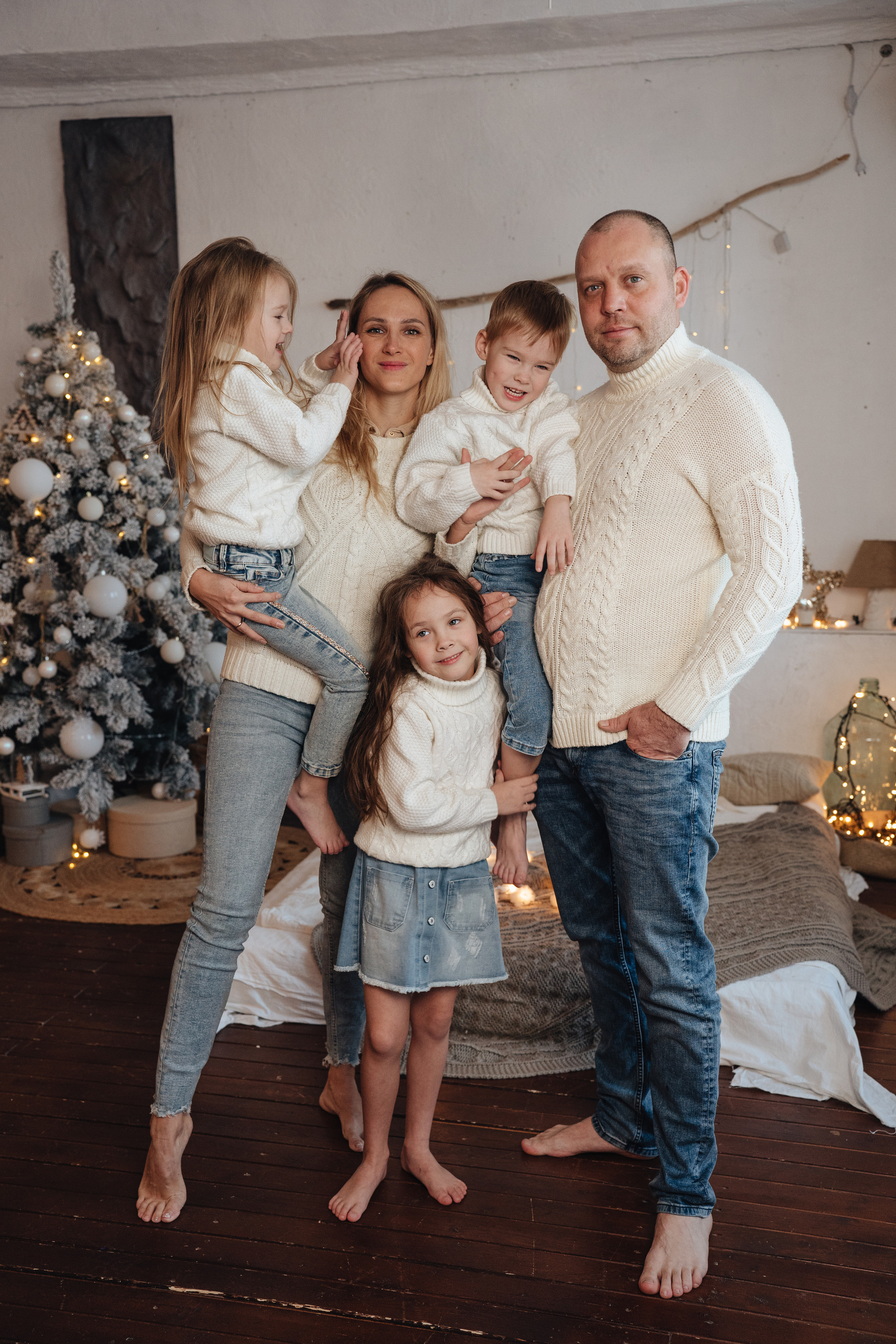 Настя, Ринат и малышня. Семейный фотограф в Казани