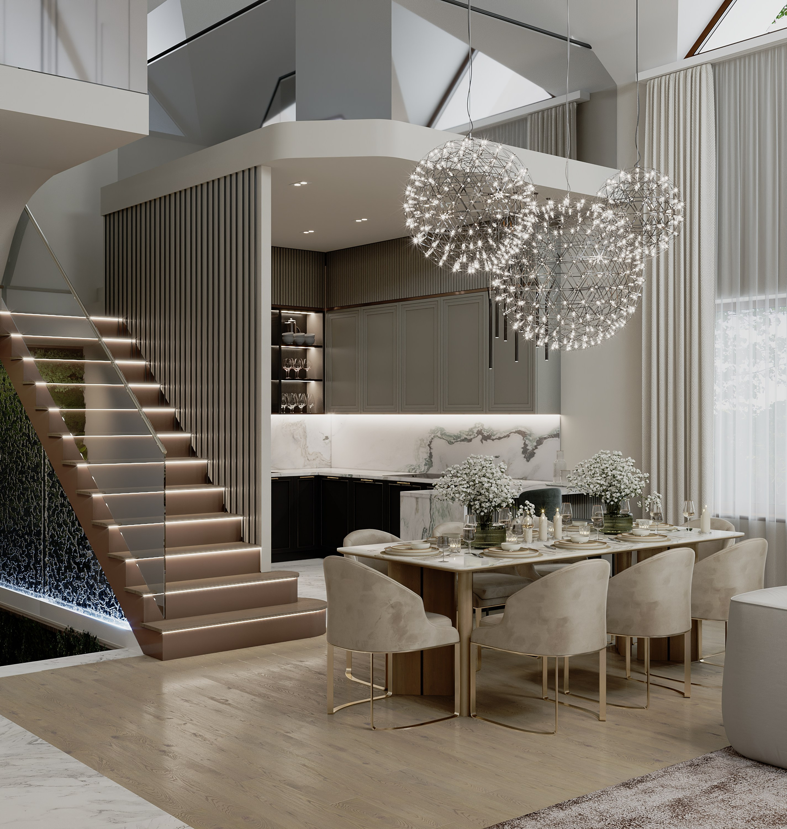 Дом, Красногорск. Modern Muf студия дизайна интерьера