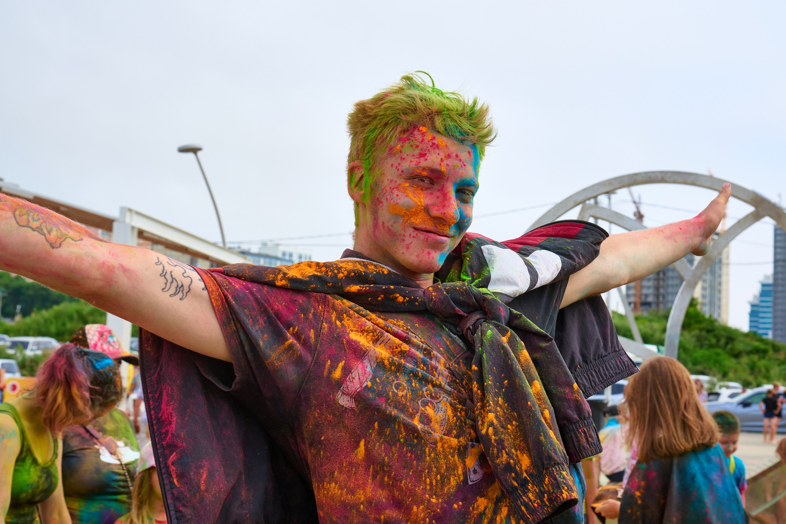 Фестиваль красок Холи. Профессиональный репортажный фотограф Инесса Иминова