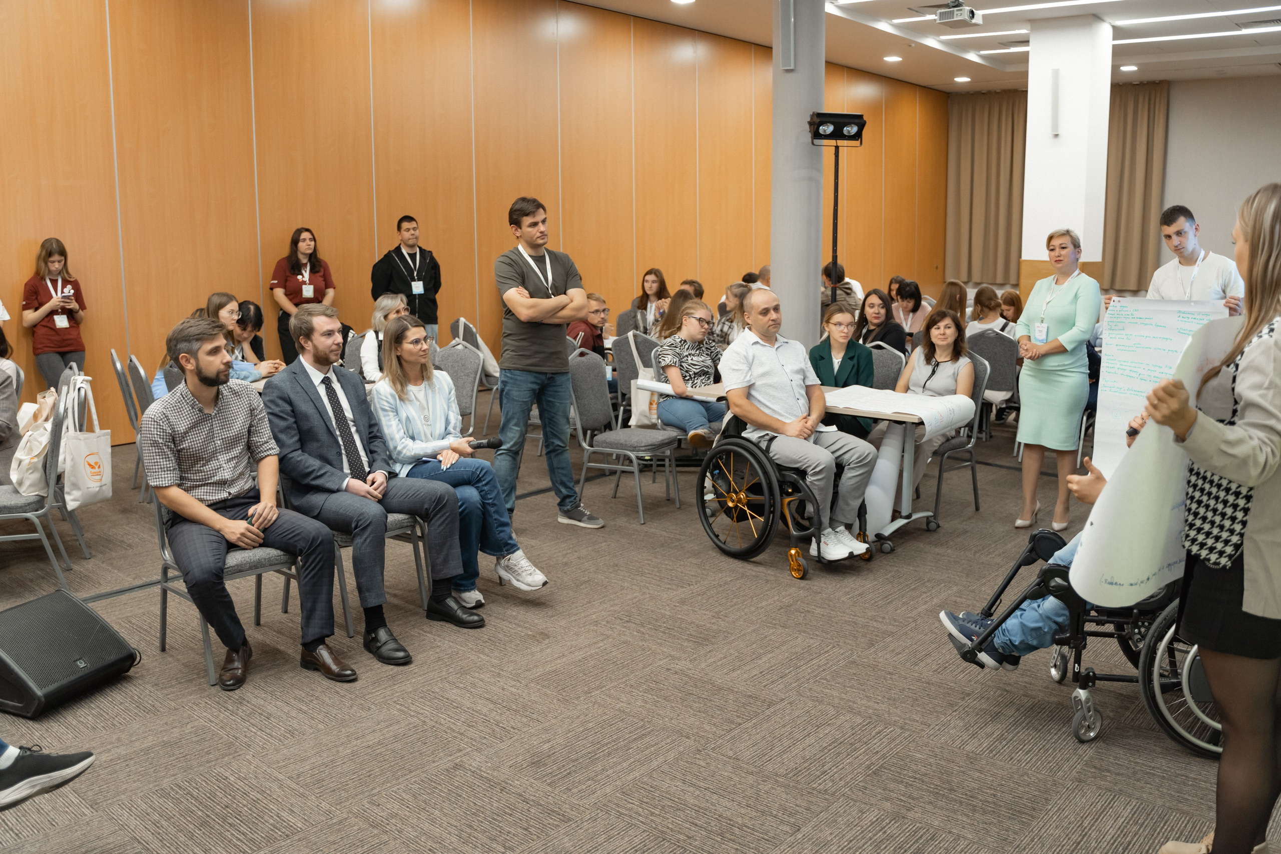 Окружная платформа Всероссийского инклюзивного проекта «Крылья возможностей» 2024. Фотограф Надежда Погребняк | Рязань | Москва