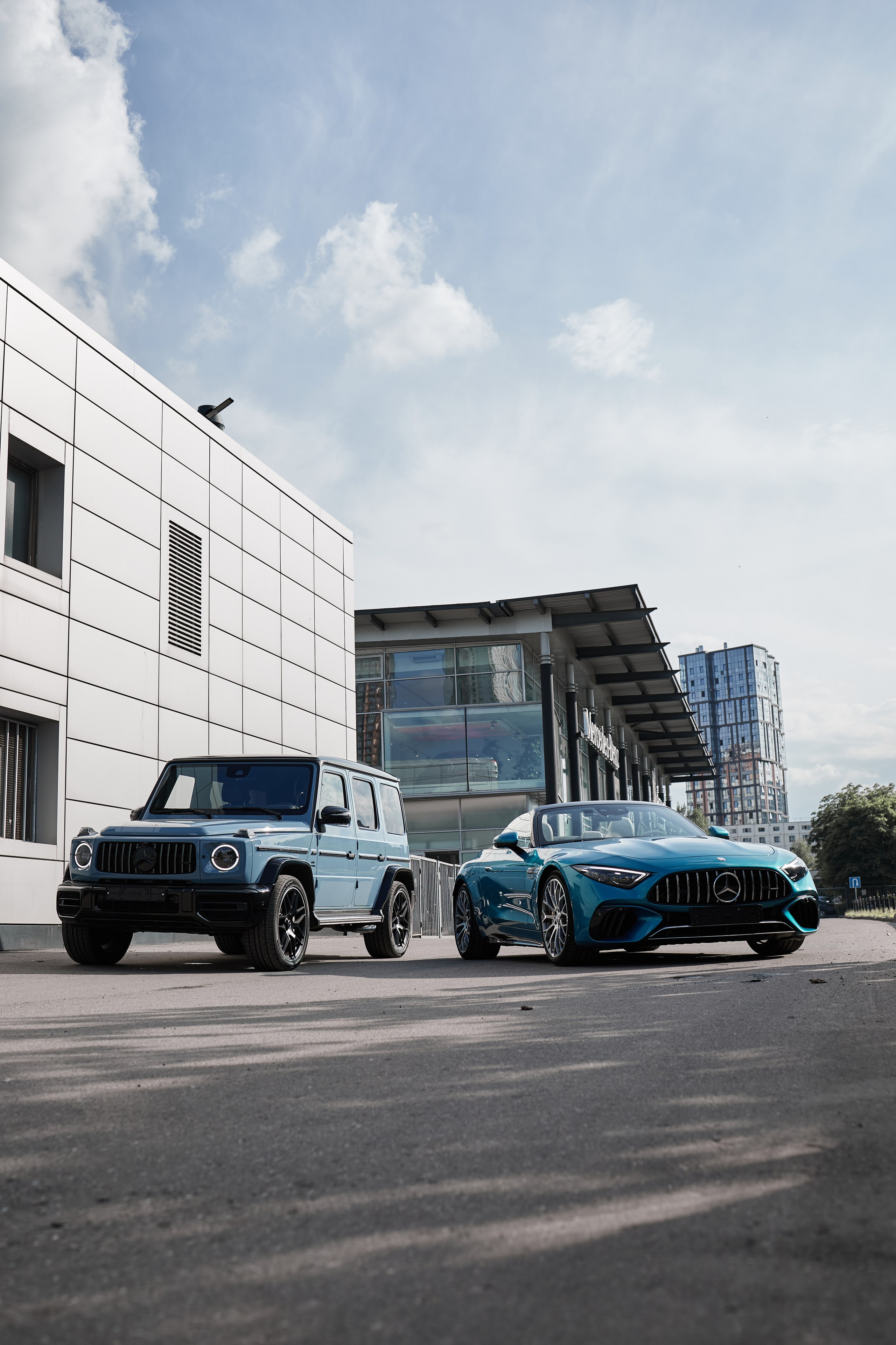 SL AMG 63 & G AMG 63. Фотограф в Москве Струц Влада