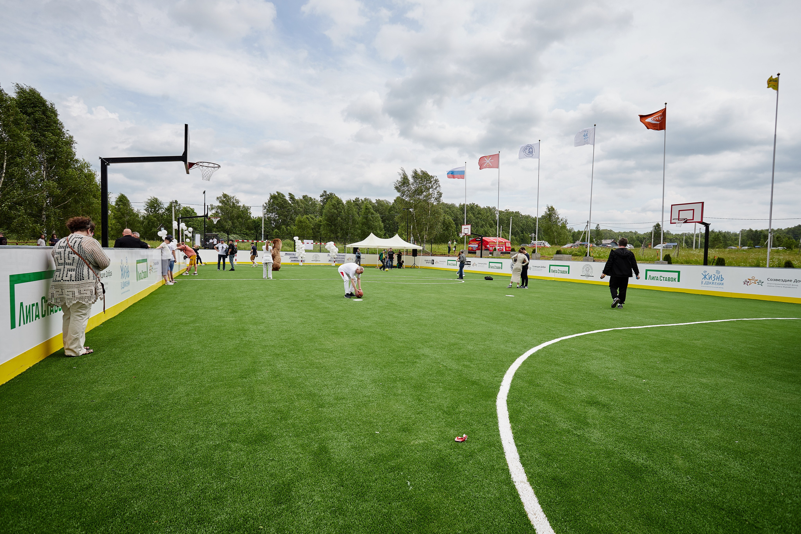 Открытие хоккейной площадки с Федором Конюховым. Репортажный Фотограф