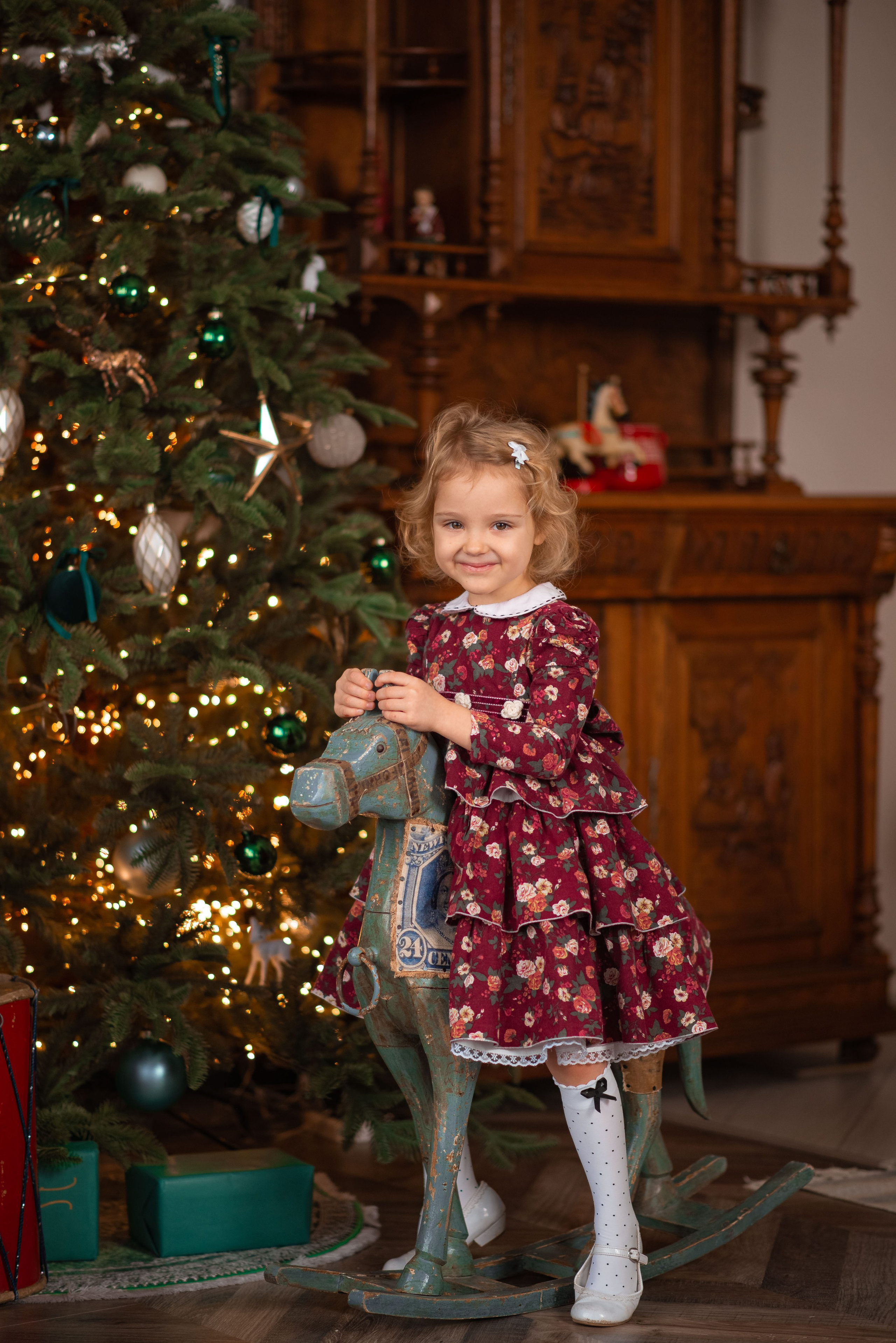 Детская новогодняя в Катафоте. Семейный фотограф на выписку из роддома и крещение Минск Настя Гришук