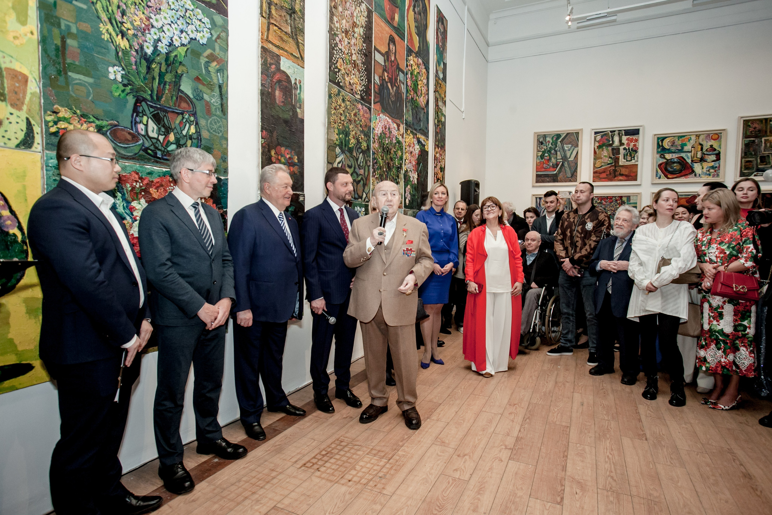 Открытие выставки Зураба Церетели. Art photographer Nino