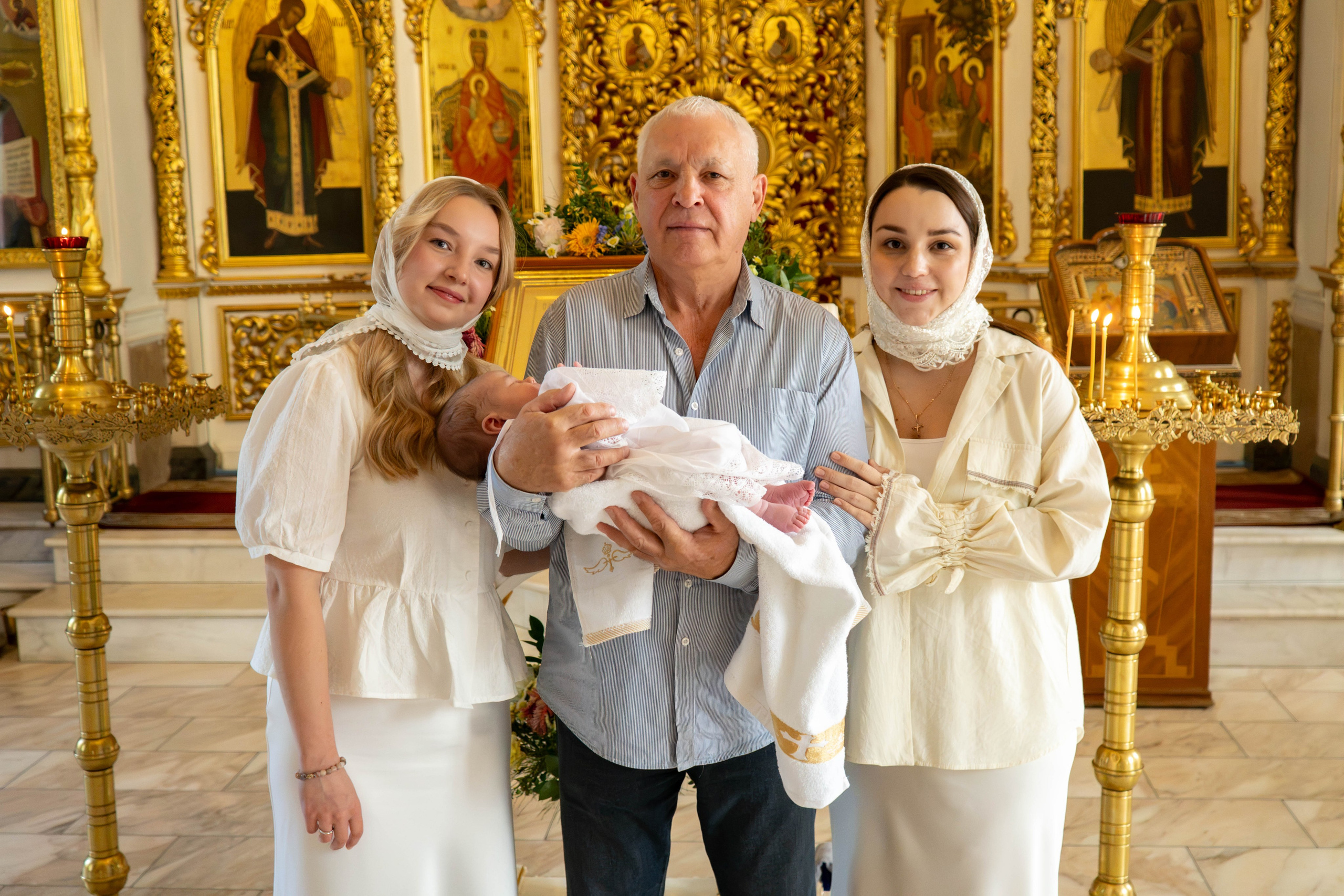 Крещение Макара. Фотограф Москва Валерия Веденина