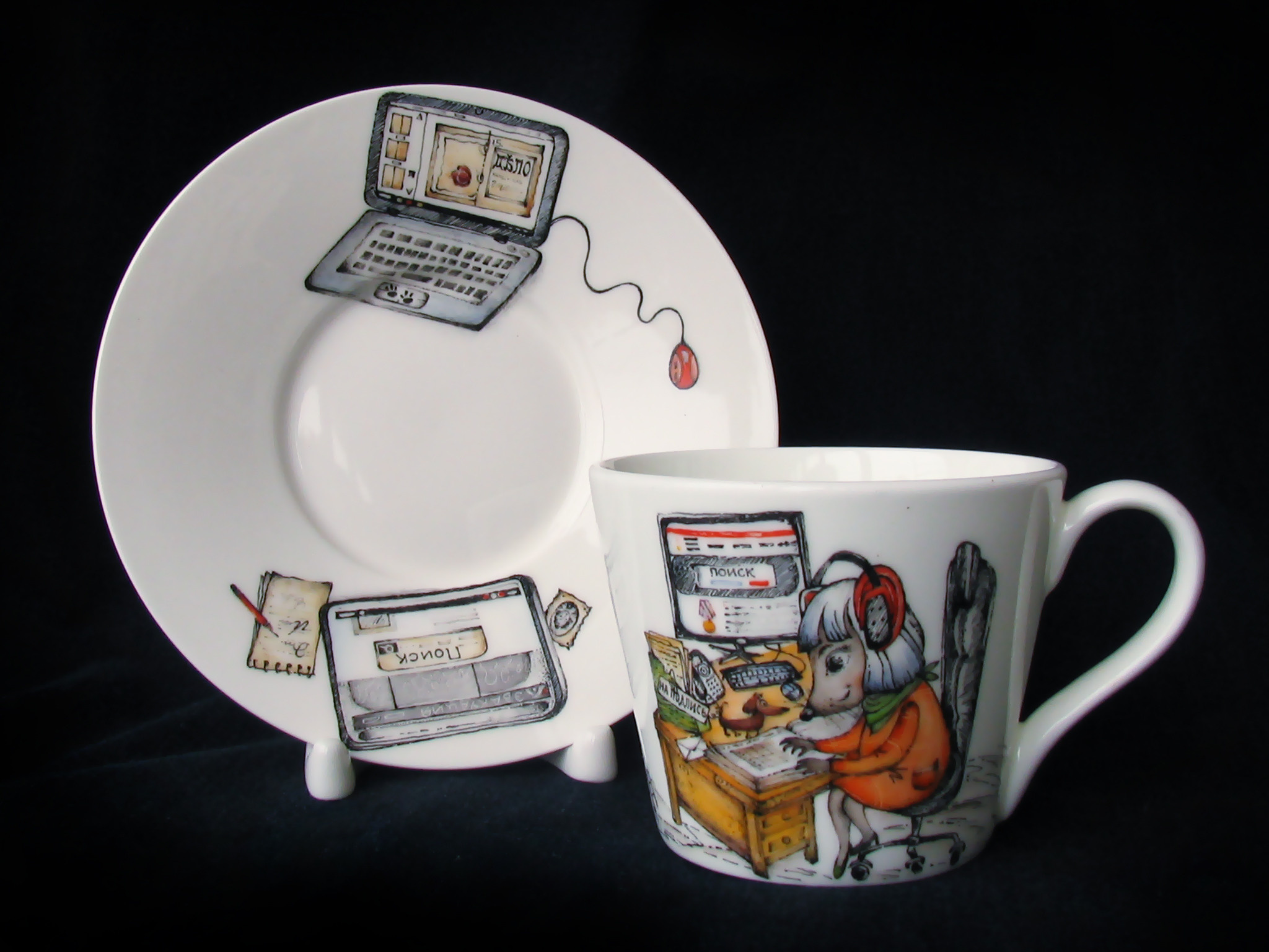 Художник по фарфору в Санкт-Петербурге. Надглазурная роспись по фарфору в Санкт-Петербурге