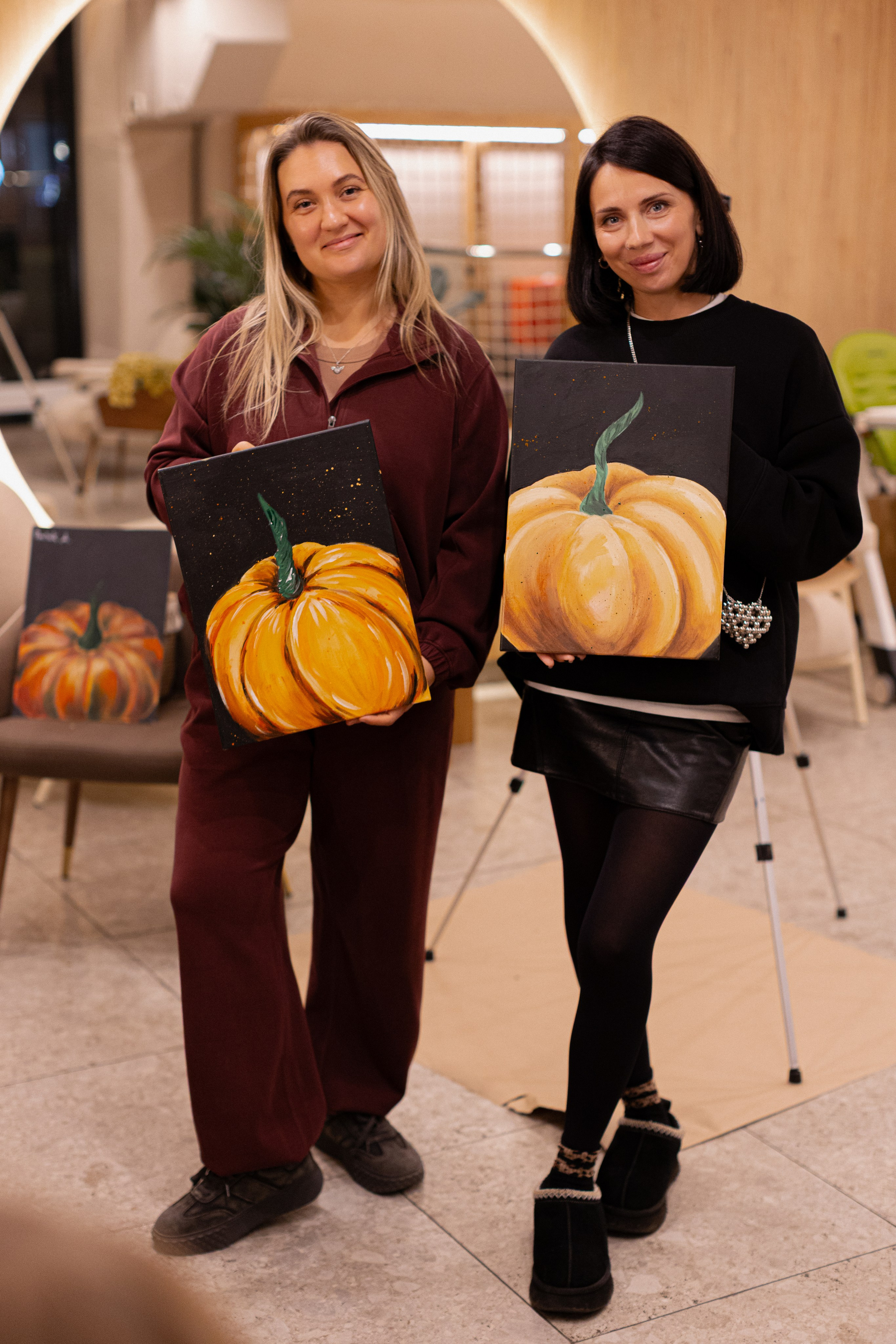 МК Тыква в кафе Здрасте. Анастасия Ракчеева Художник