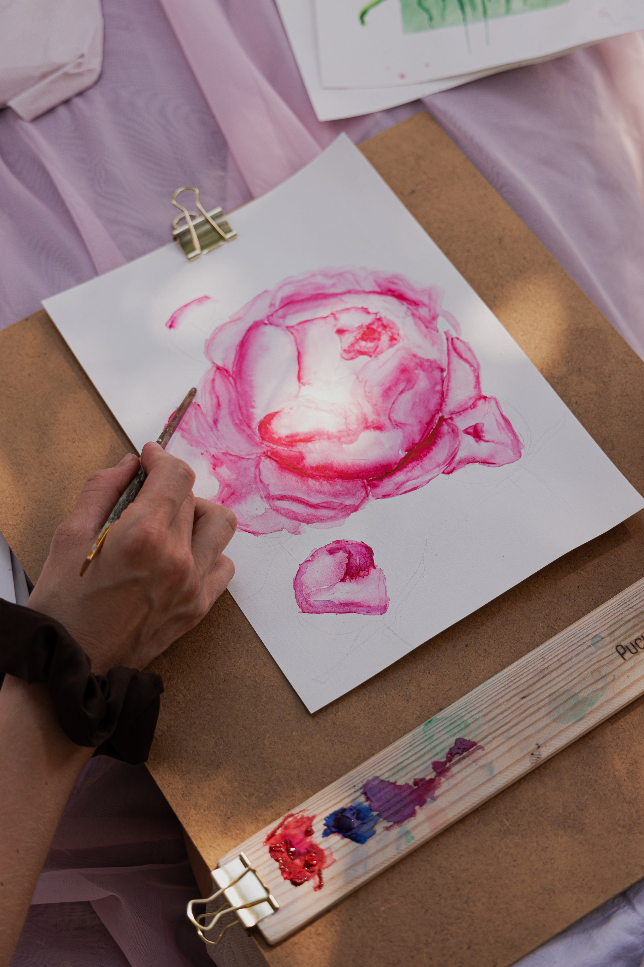 МК Пион (пикник в парке). Анастасия Ракчеева Художник