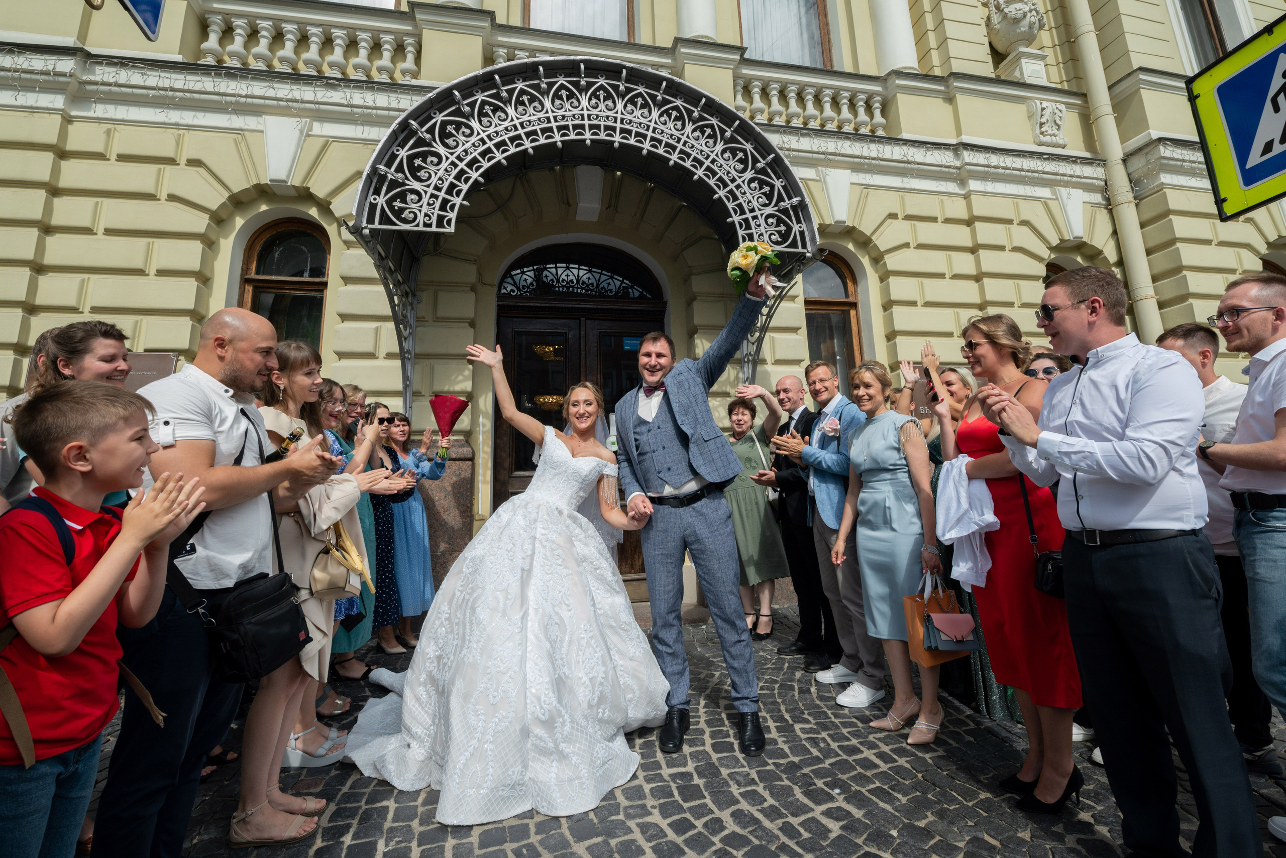 Анастасия и Игорь (фотосессия во Втором Дворце Бракосочетания, Польский сад, здание городской Ратуши). Портретный, семейный и свадебный фотограф в Санкт-Петербурге и в Пушкине Ширяев Денис