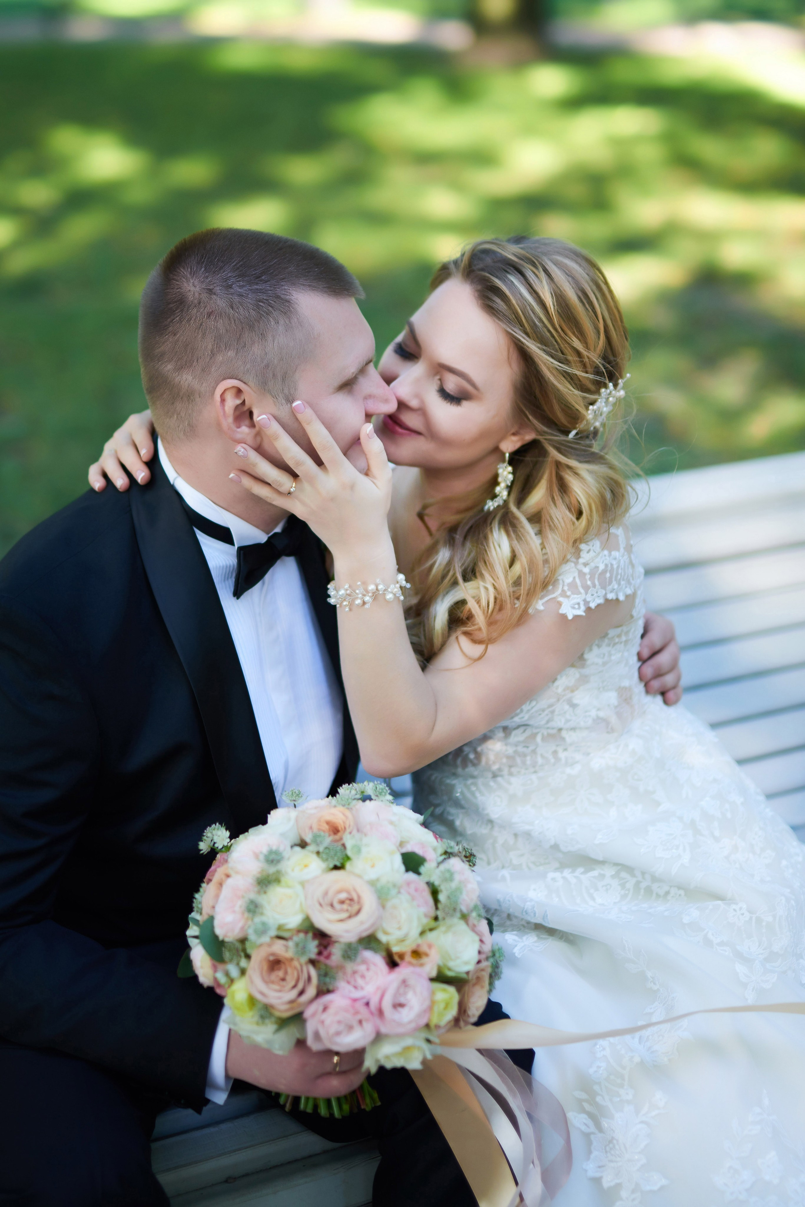 Юлия и Антон (Первый Дворец Бракосочетания, прогулка на Елагином острове). Портретный, семейный и свадебный фотограф в Санкт-Петербурге и в Пушкине Ширяев Денис