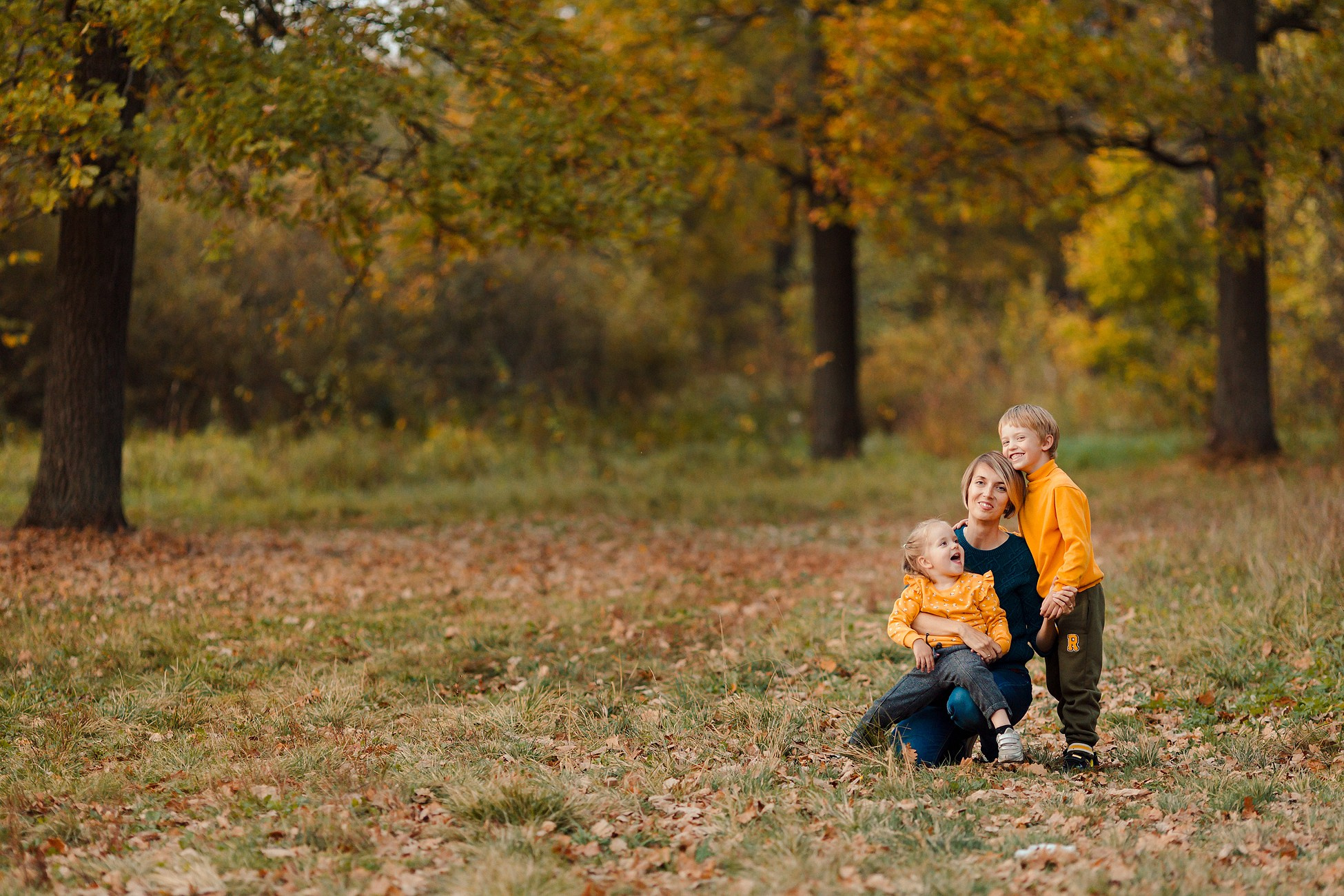 Осень в лесу. Семейный фотограф в Пензе Мария Левина