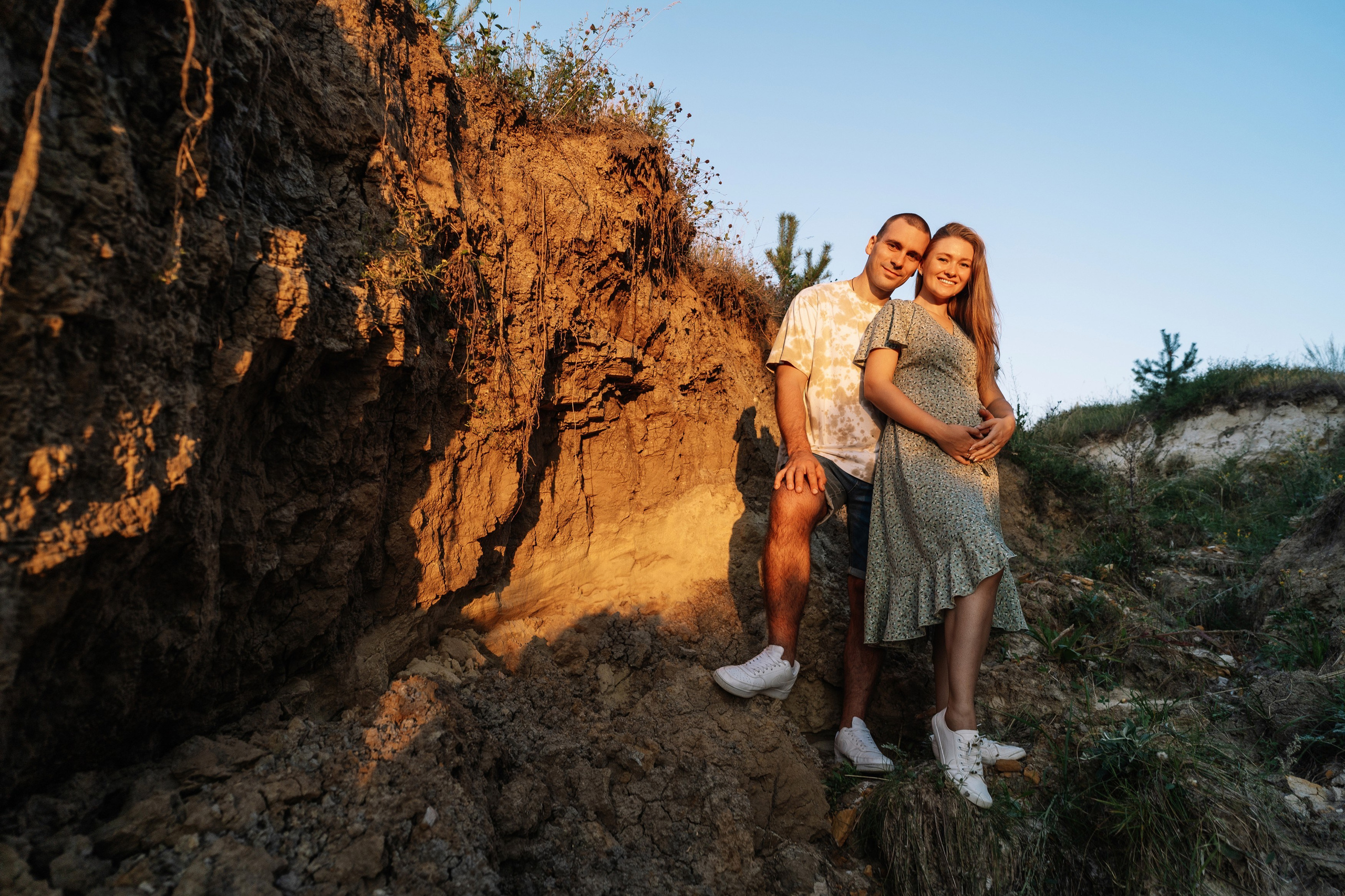 Фотосессия на закате на фоне природы для Инны и Максима. Свадебный фотограф в Тамбове Павел Четвертков