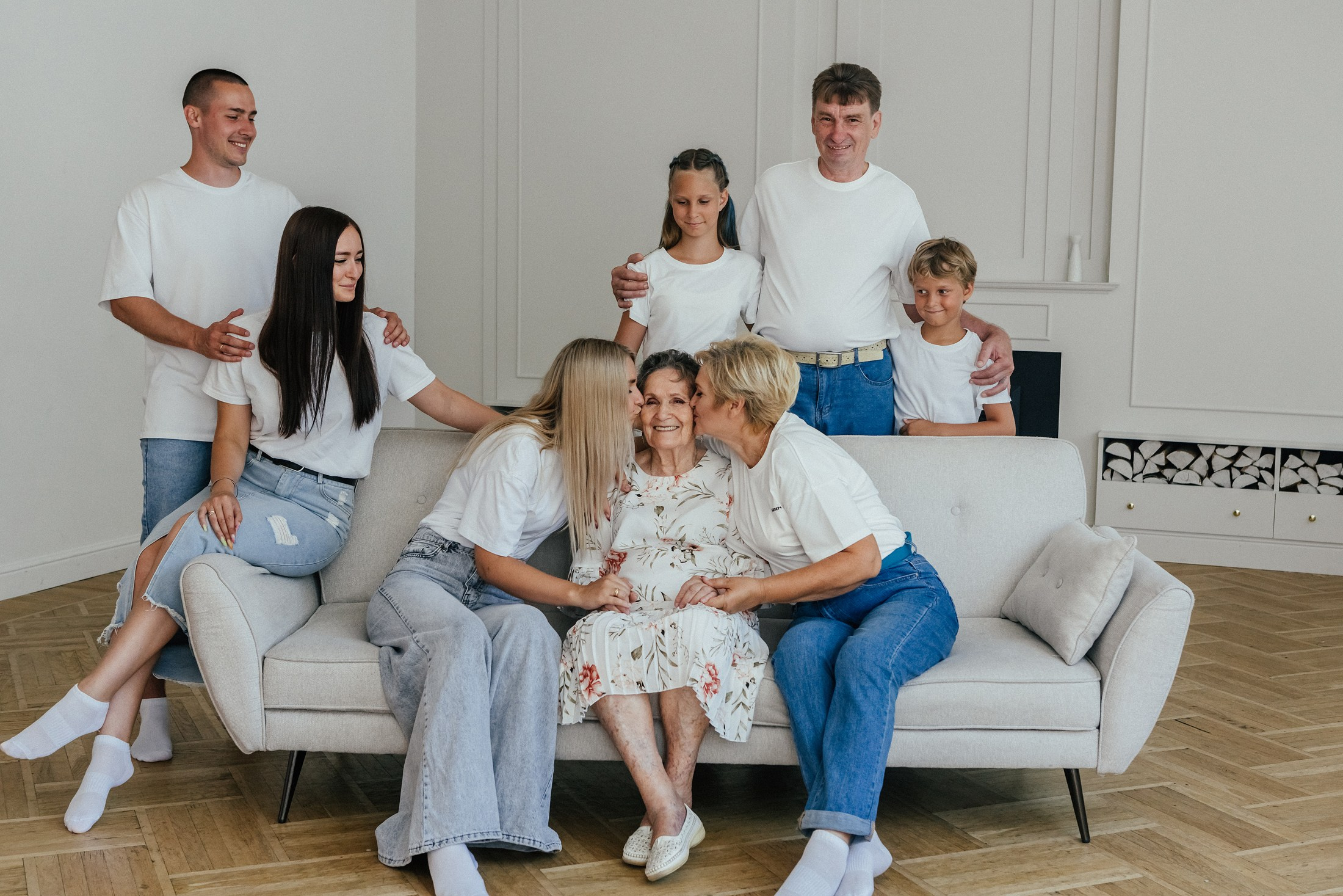 Большая семья в VanLav. Фотографы в городе Волгограде — Людмила Агеева и Алексей Околелов