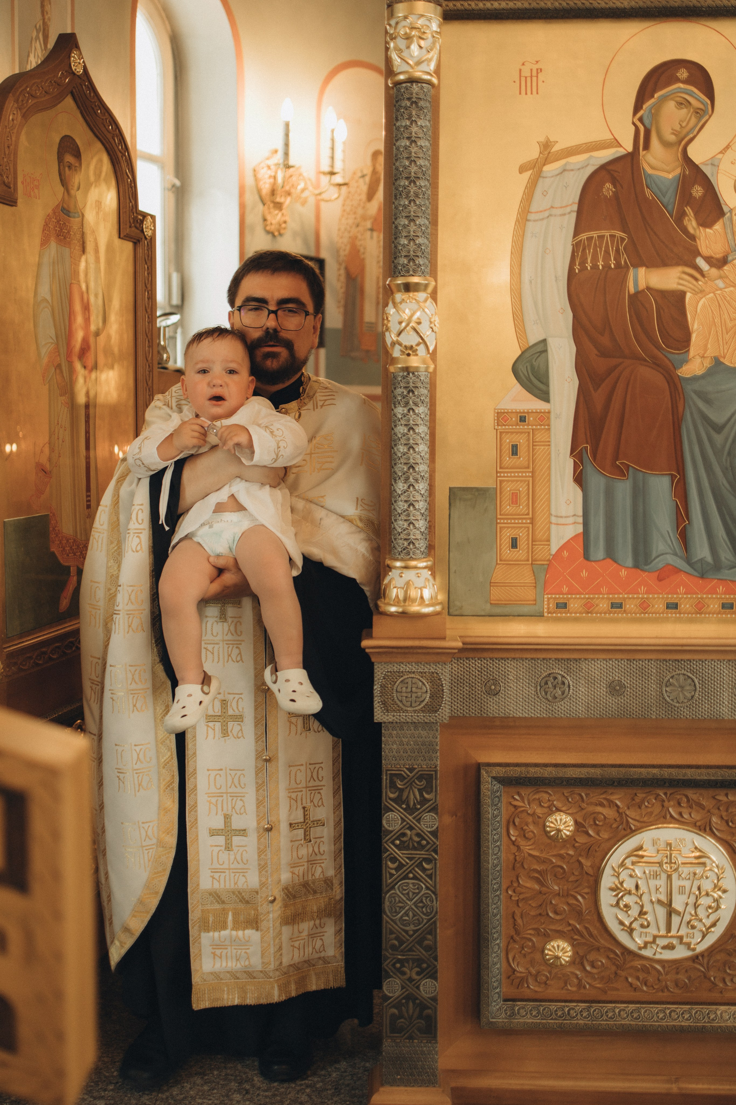 Таинство крещения. Семейный фотограф Москва и МО