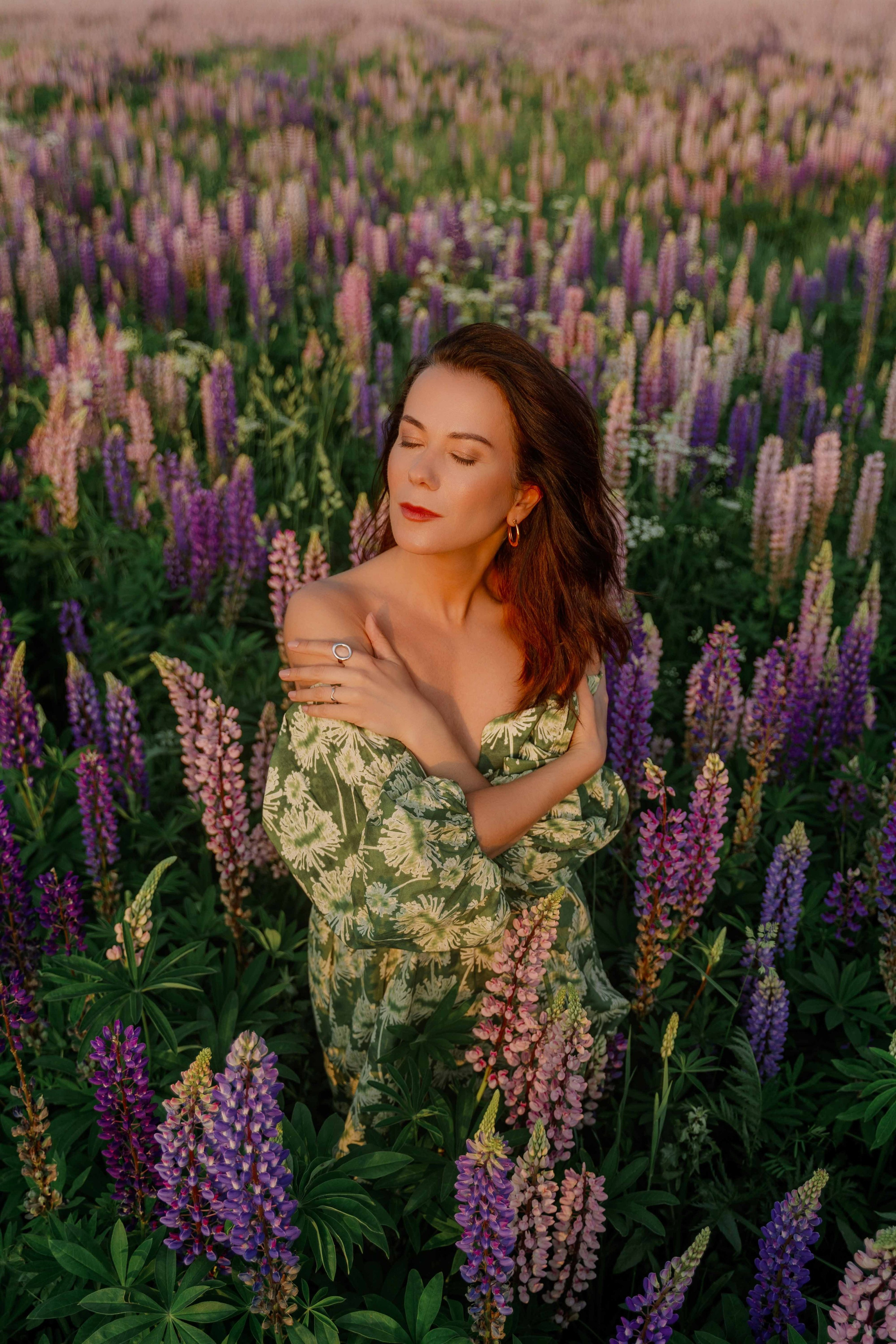 Наташа и люпины. Фотограф и видеограф в Москве и Абу Даби Мария Кулагина