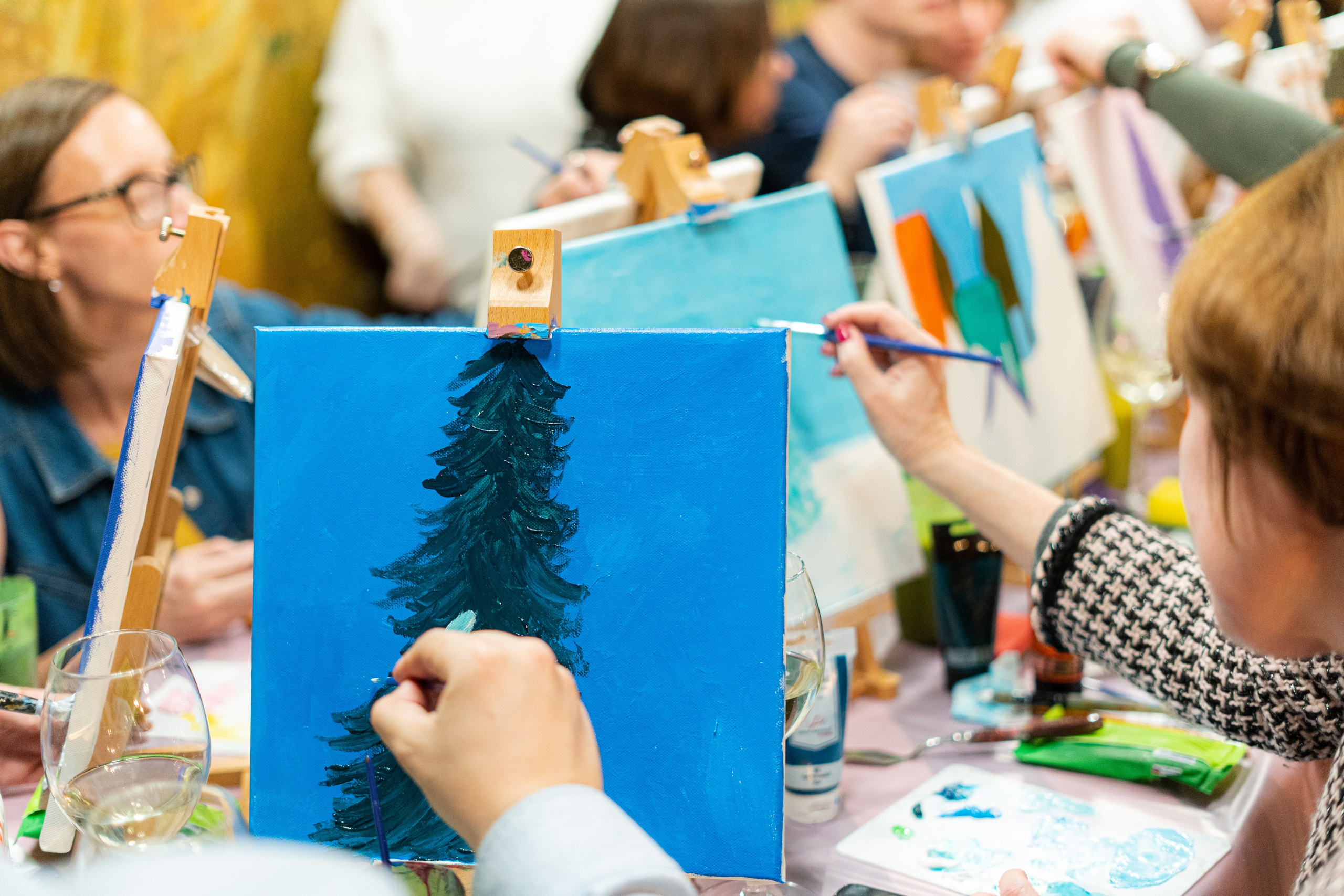 Корпоратив Teach Me Art 2. Портретный фотограф в Москве и Санкт-Петербурге Арина Чех