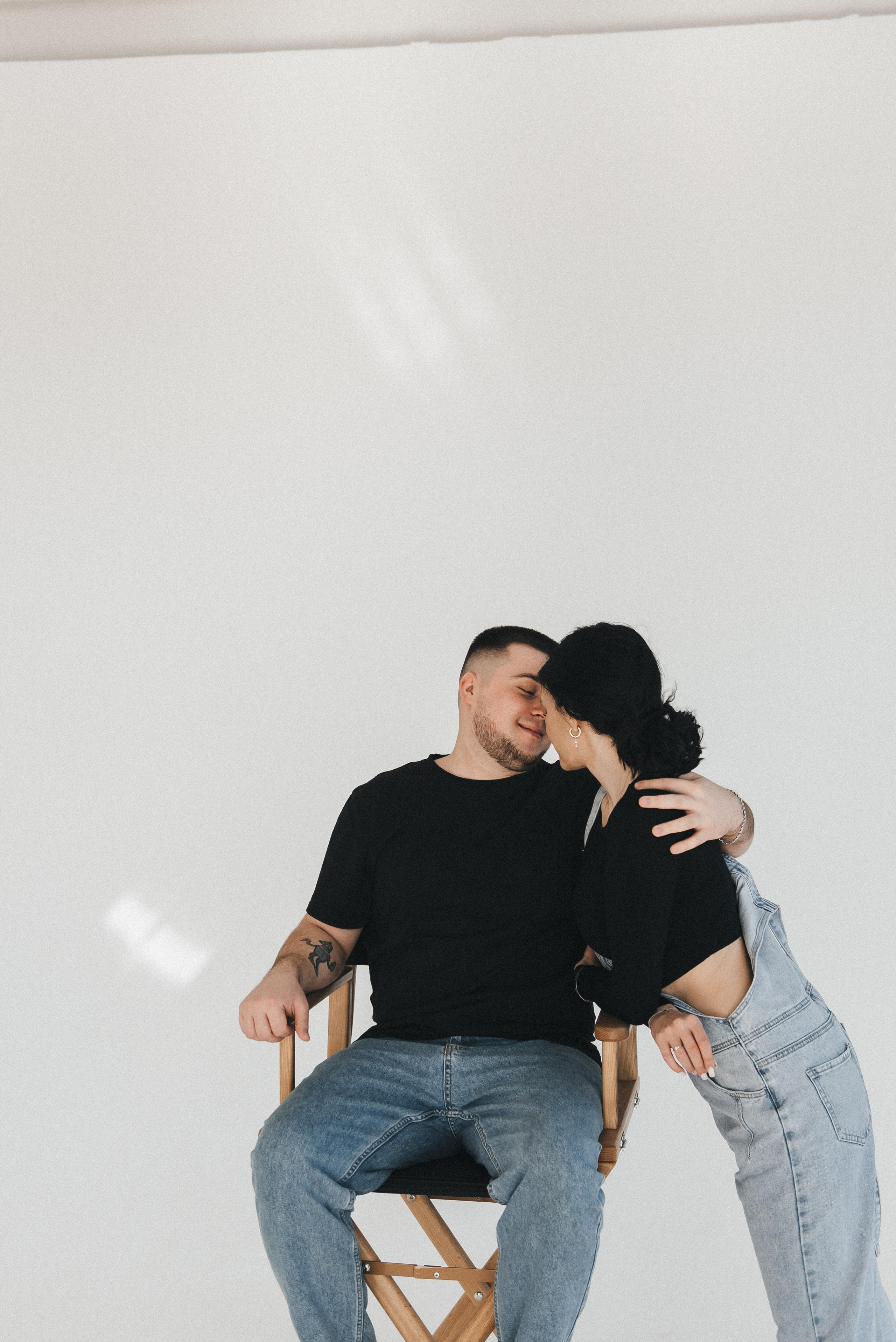 Лавстори в студии. Фотограф Родионова Екатерина в Москве и Оренбурге