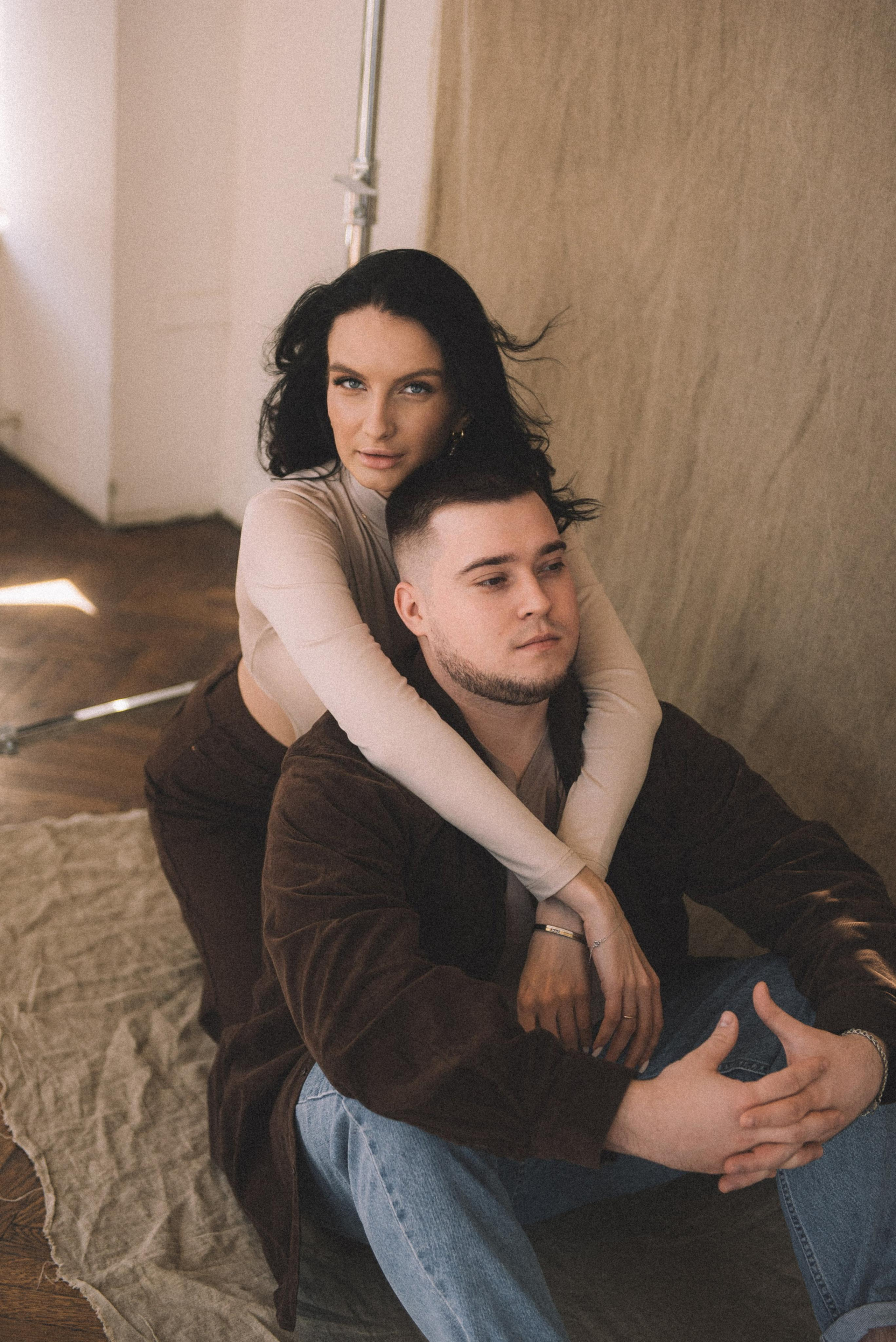 Лавстори в студии. Фотограф Родионова Екатерина в Москве и Оренбурге