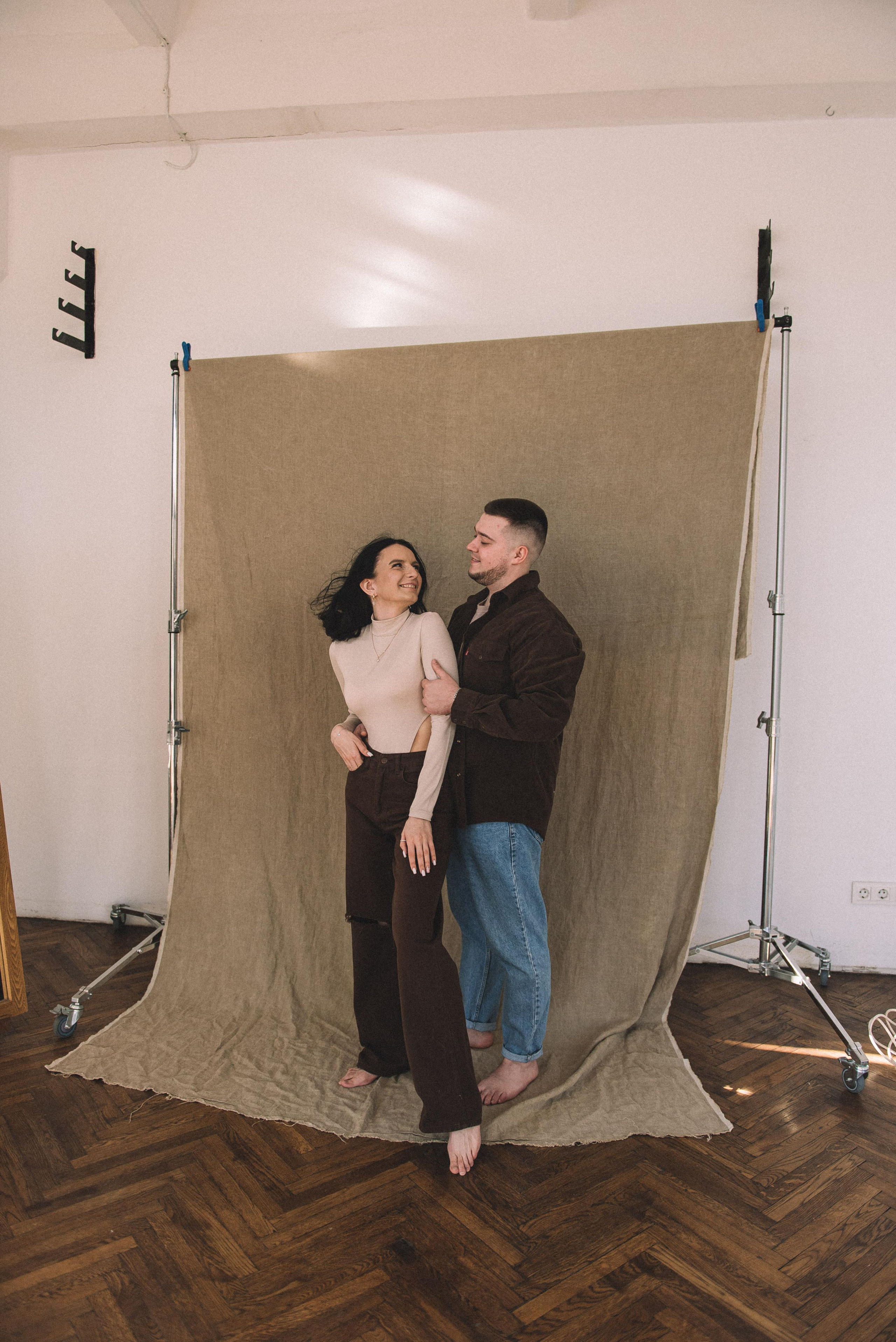 Лавстори в студии. Фотограф Родионова Екатерина в Москве и Оренбурге