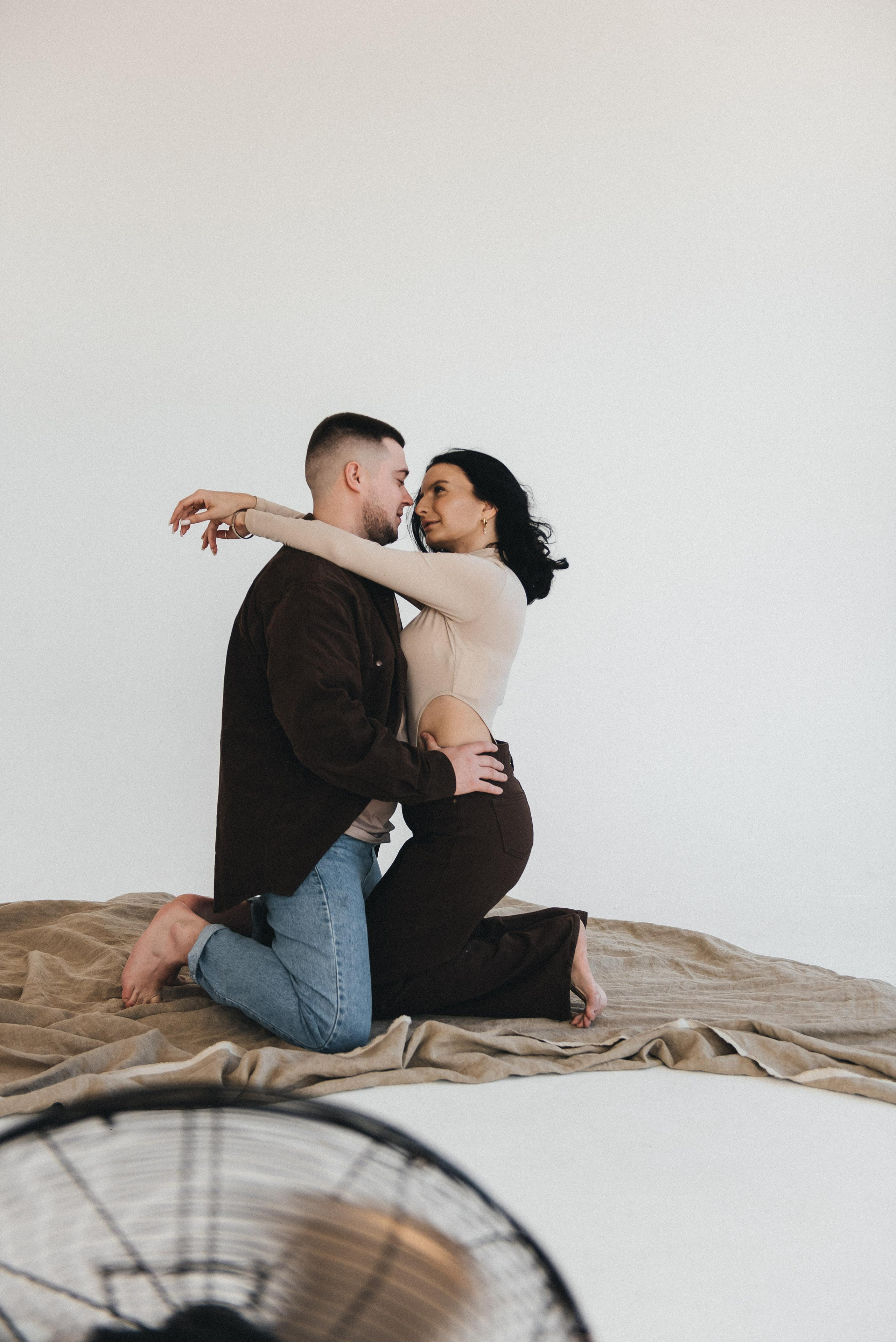 Лавстори в студии. Фотограф Родионова Екатерина в Москве и Оренбурге