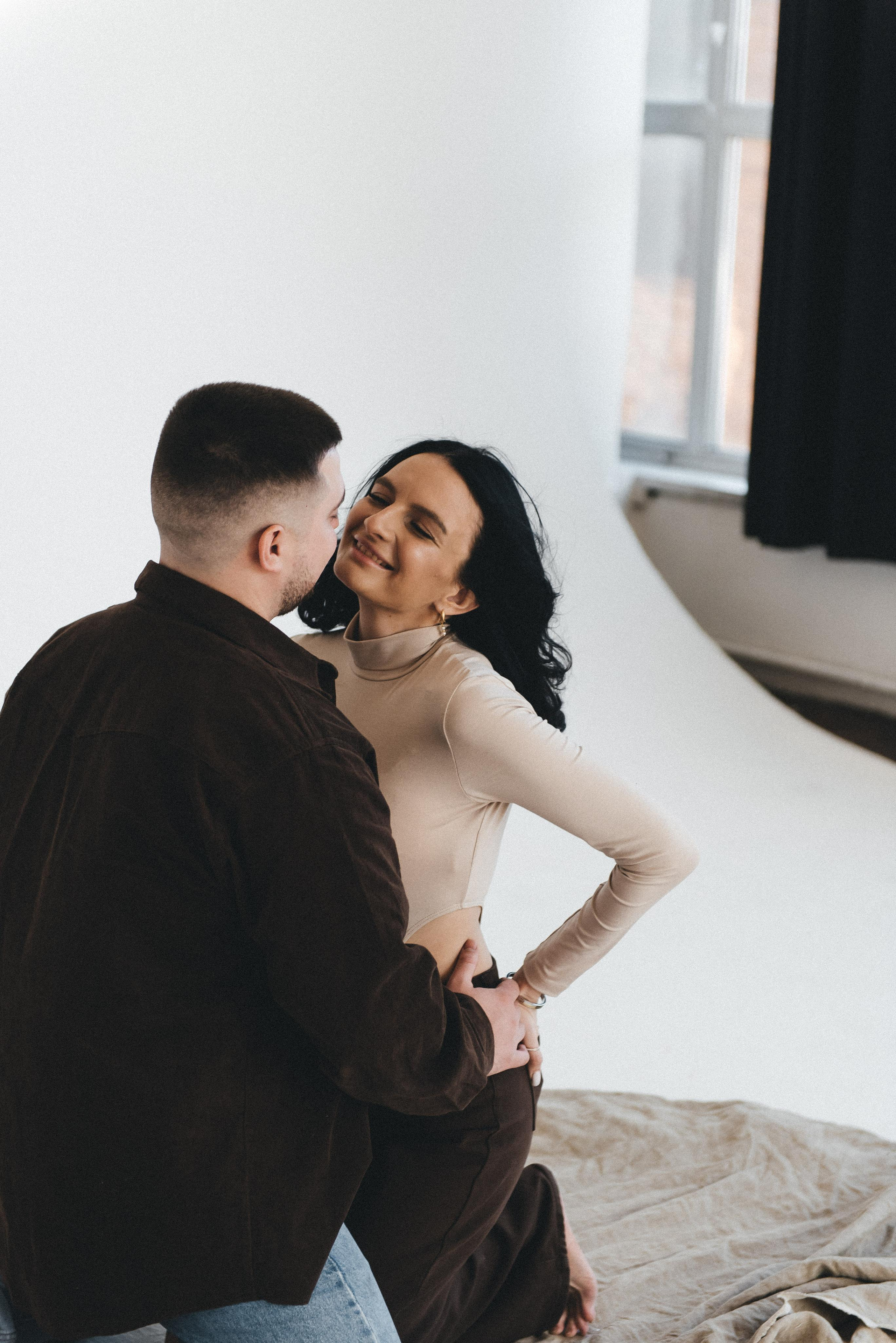 Лавстори в студии. Фотограф Родионова Екатерина в Москве и Оренбурге