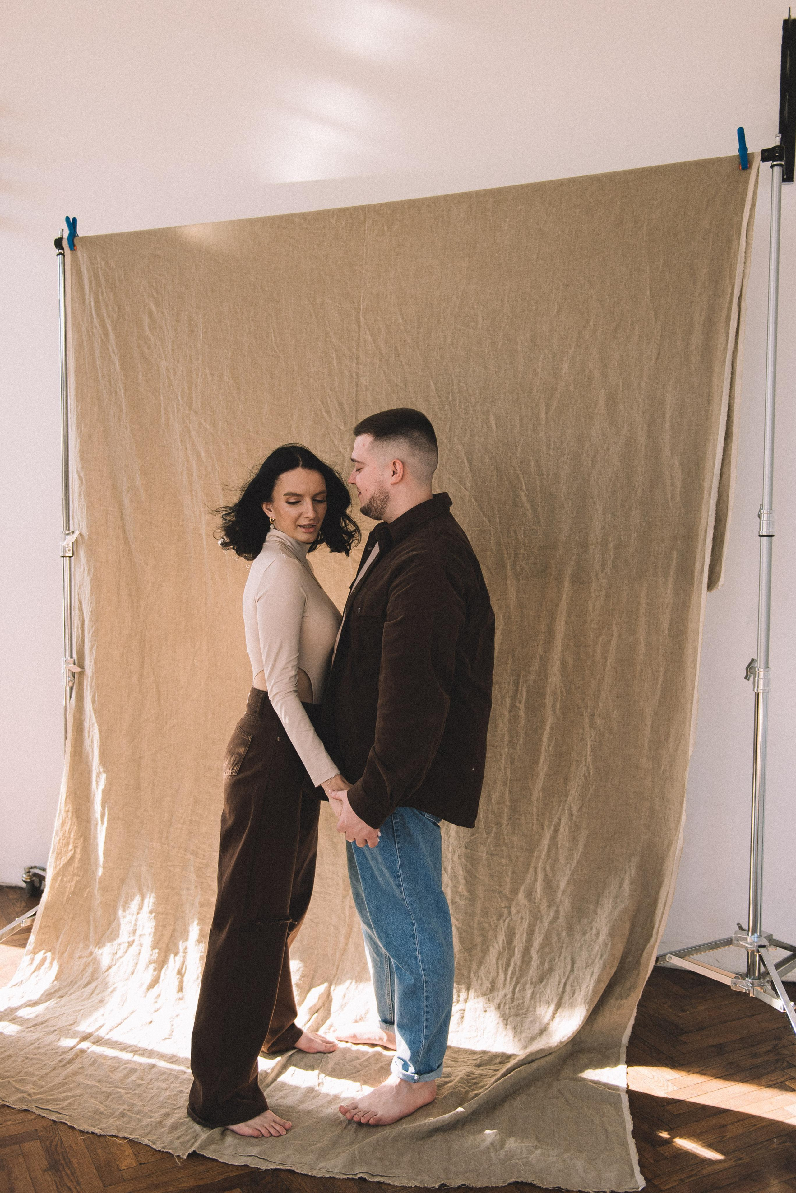 Лавстори в студии. Фотограф Родионова Екатерина в Москве и Оренбурге