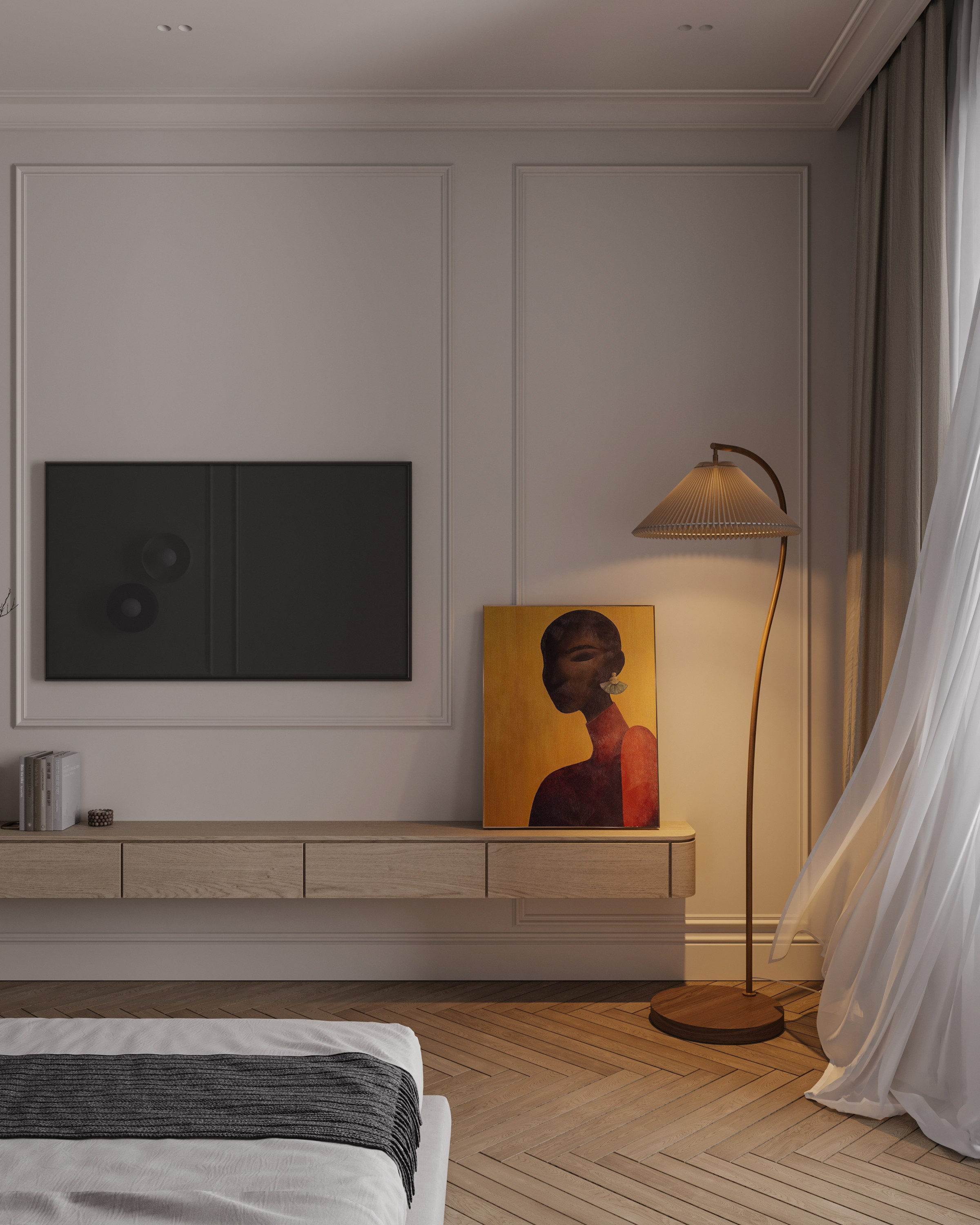 Спальня. 3D визуализатор интерьеров