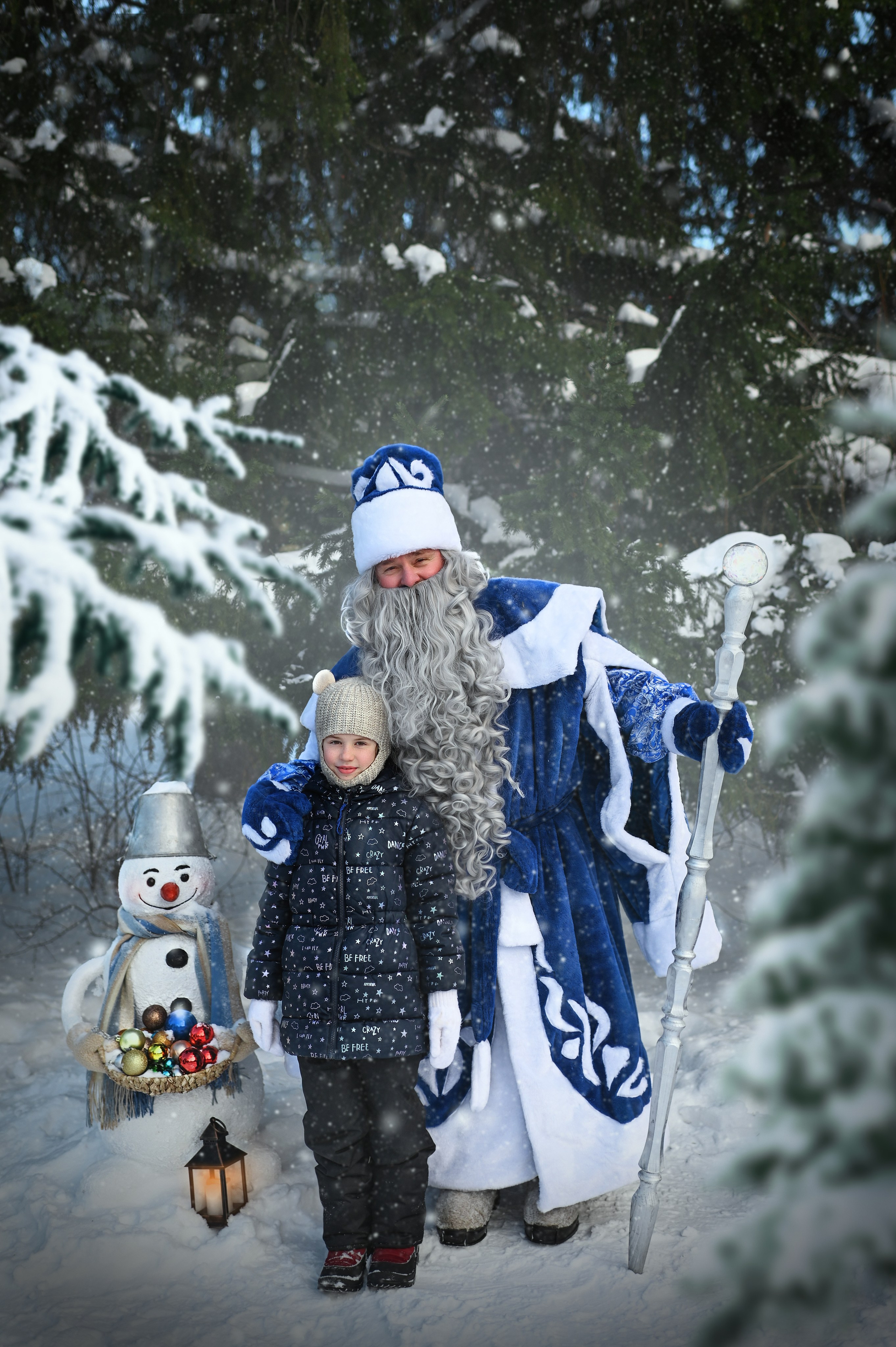 ПОЗДРАВЛЕНИЕ ОТ ДЕДА МОРОЗА. Семейный фотограф Екатеринбург Лора Мур