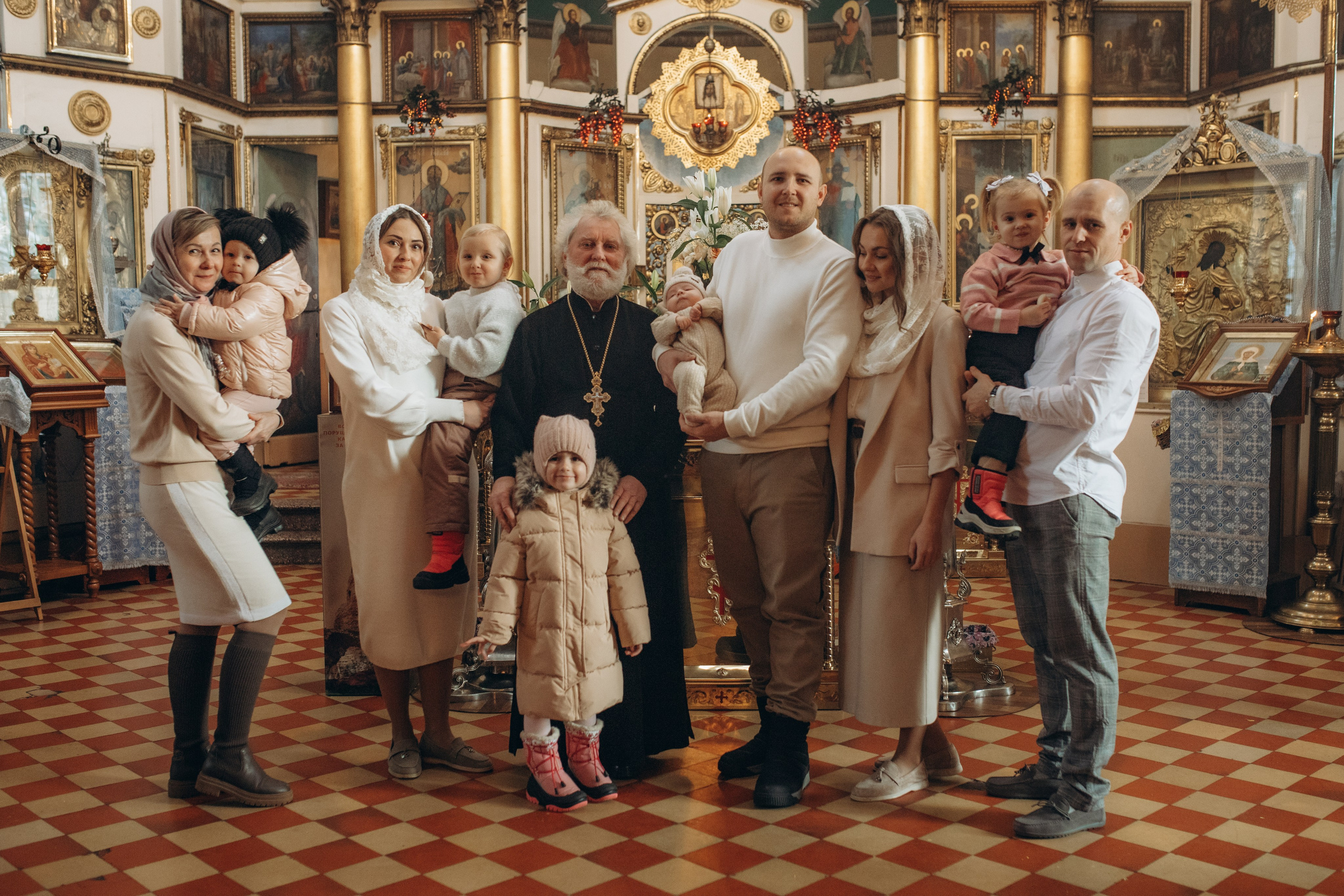 Крещение Михаил. Семейный и домашний фотограф в Москве и МО Королева Валерия