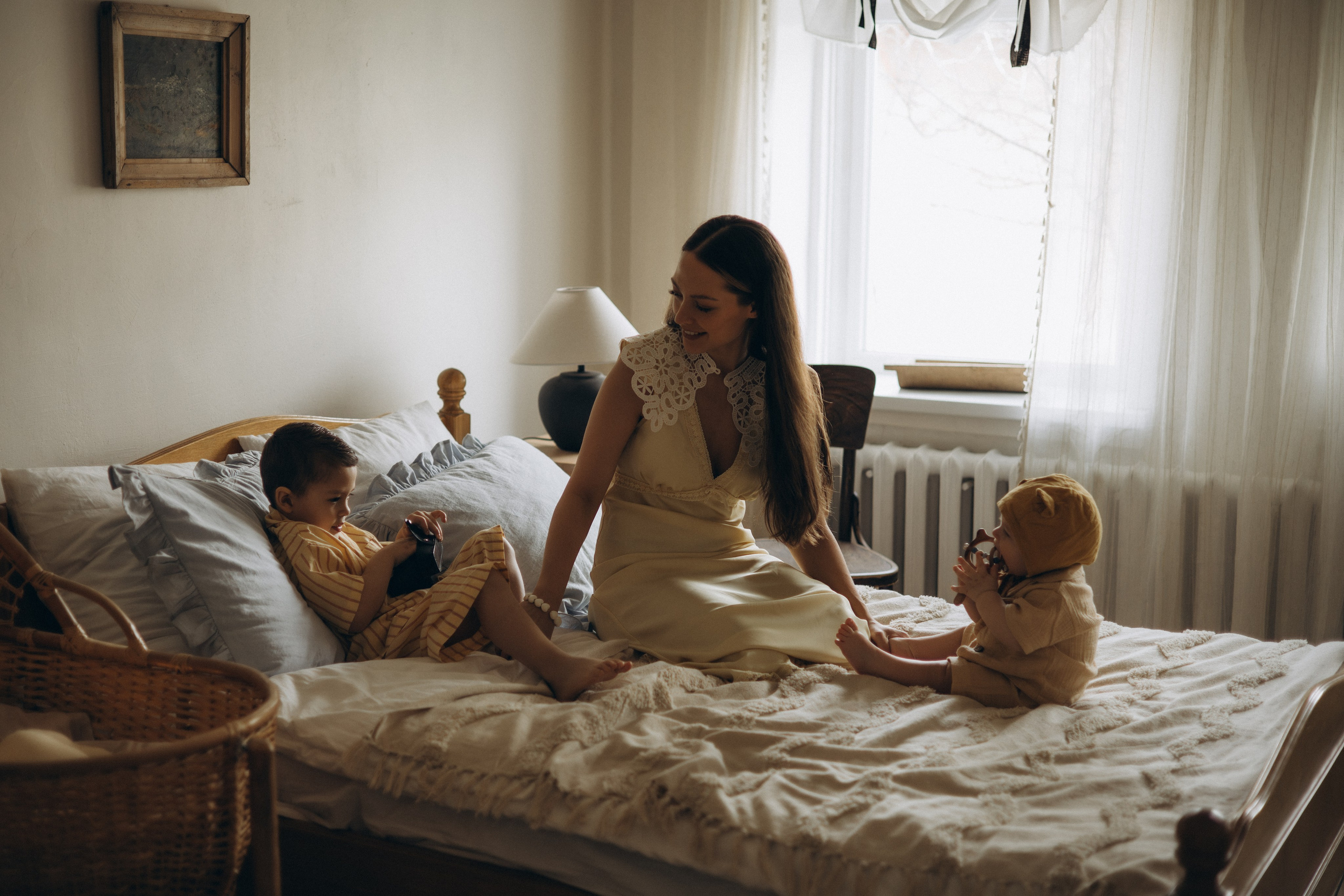 Яна, Марсель и Леон. Семейный фотограф в Москве Алина Киблина