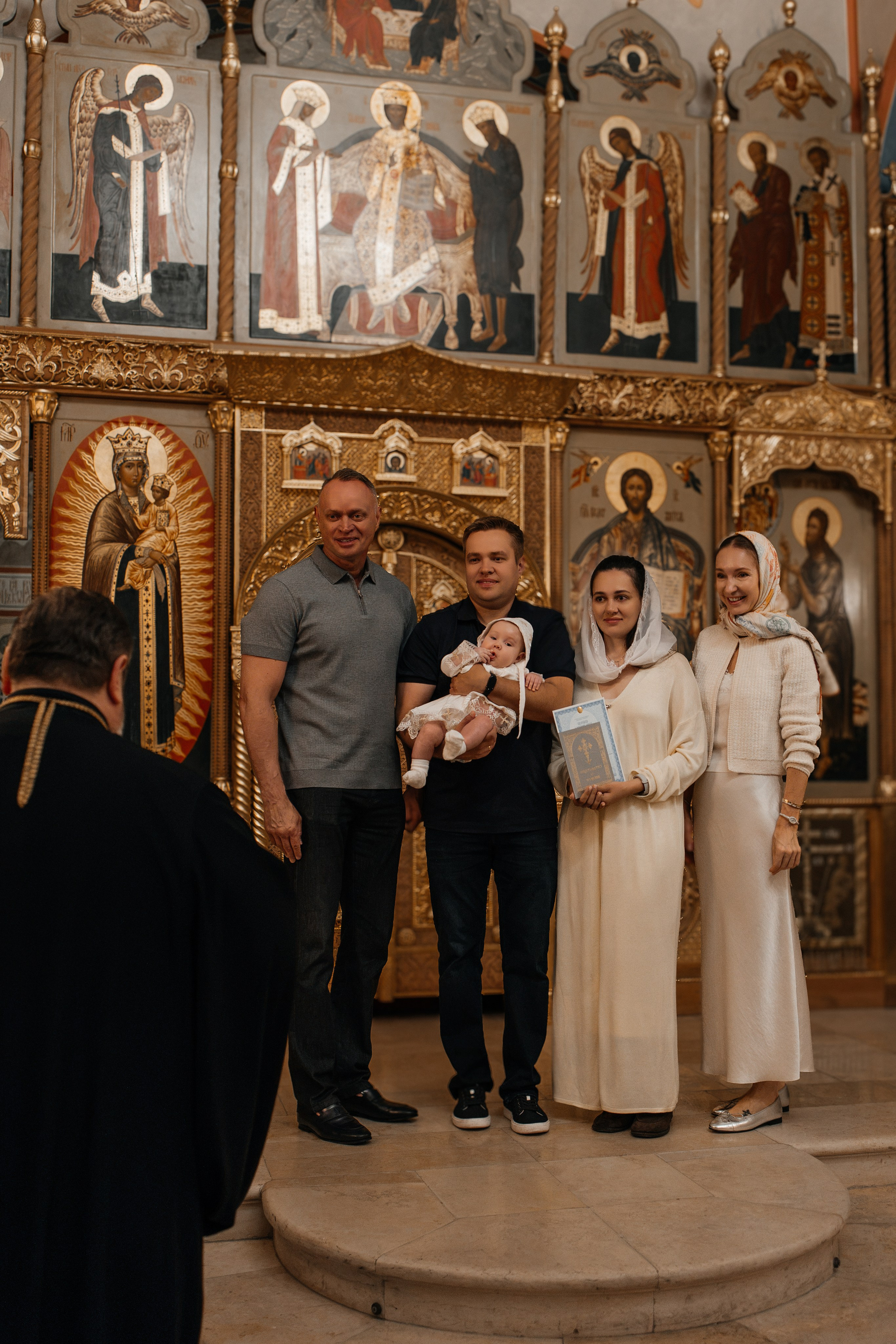 Крещение Анны. Семейный фотограф в Москве Алина Киблина