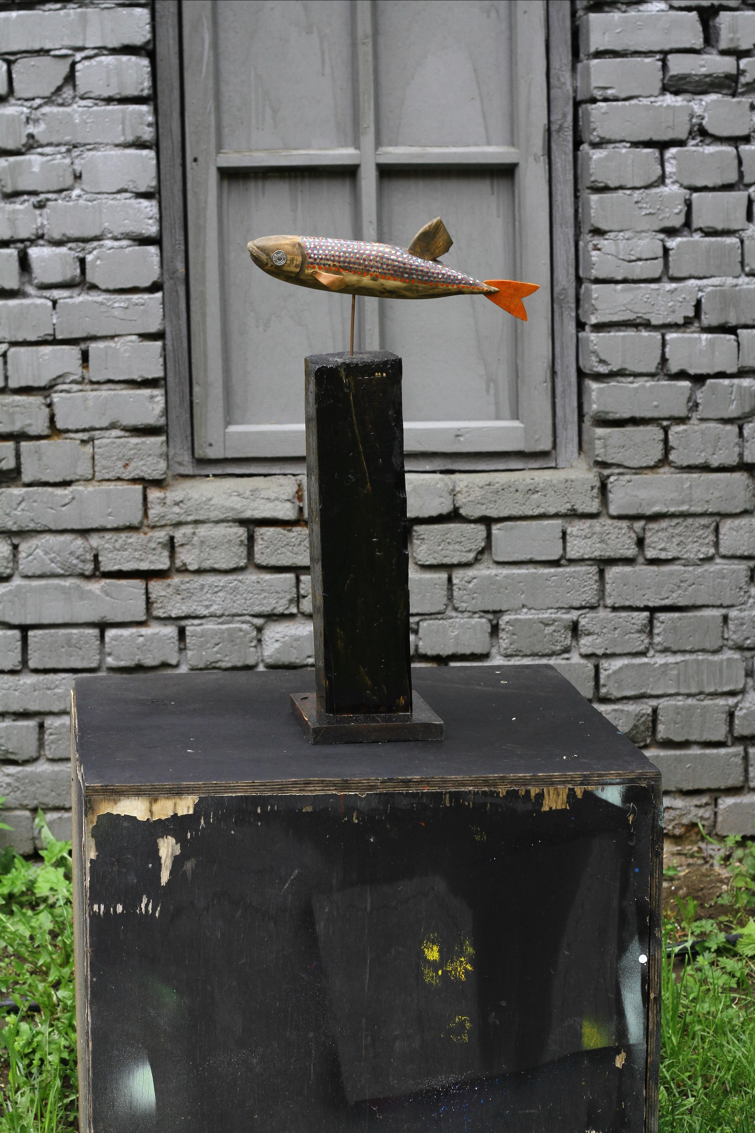 Серия "Рыбы" (в работе). Уральский художник-график Виктор Корьякин