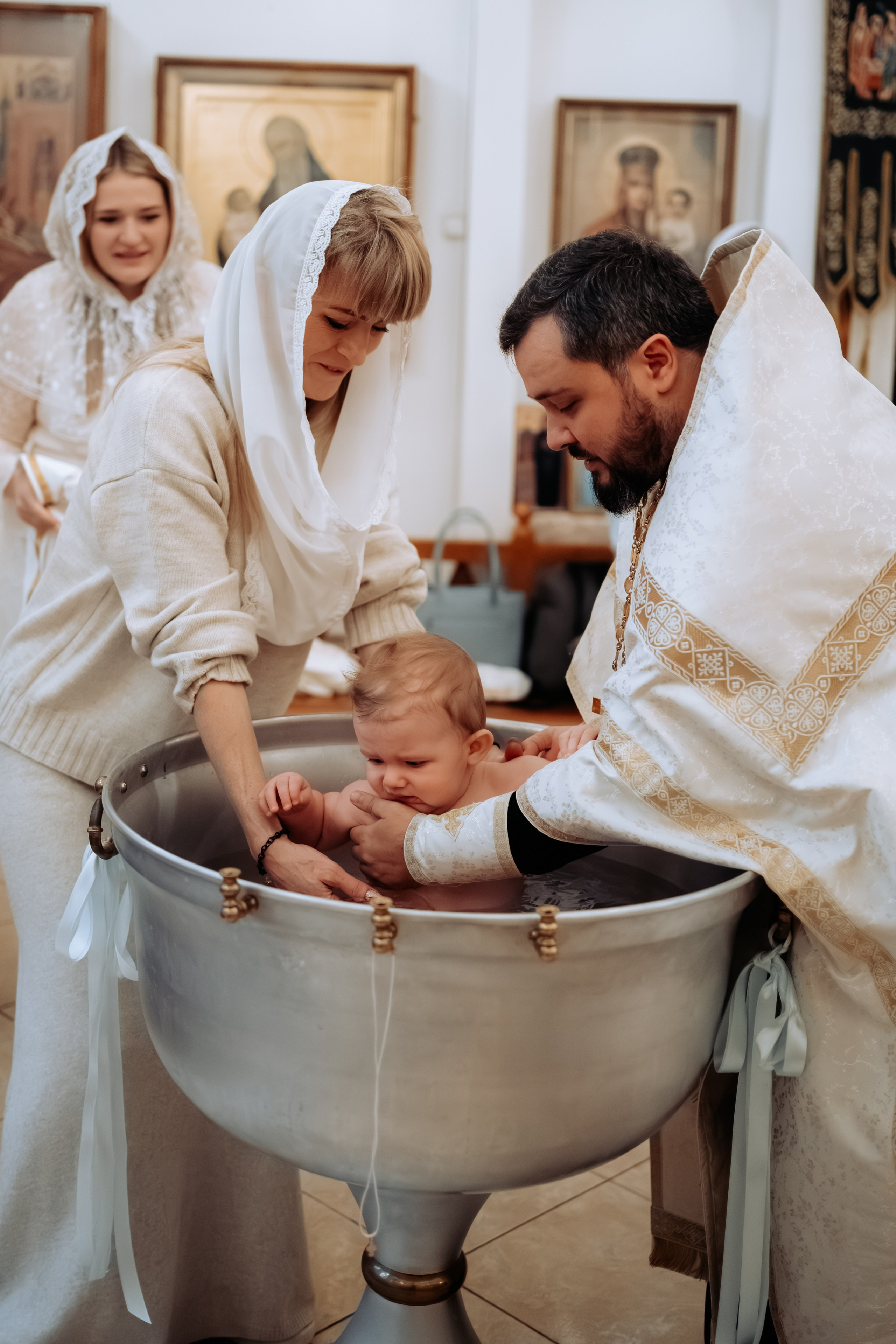 Фотосессия крещения в парке Елочки Домодедово. Семейный фотограф в Москве и в Домодедово Екатерина Патракова