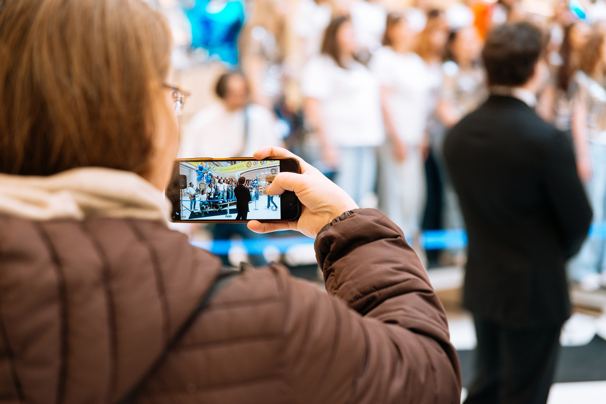 Нескучный хор ТРЦ «Голливуд». Апрель 26. Репортажный фотограф в Санкт-Петербурге Анастасия Клёпова