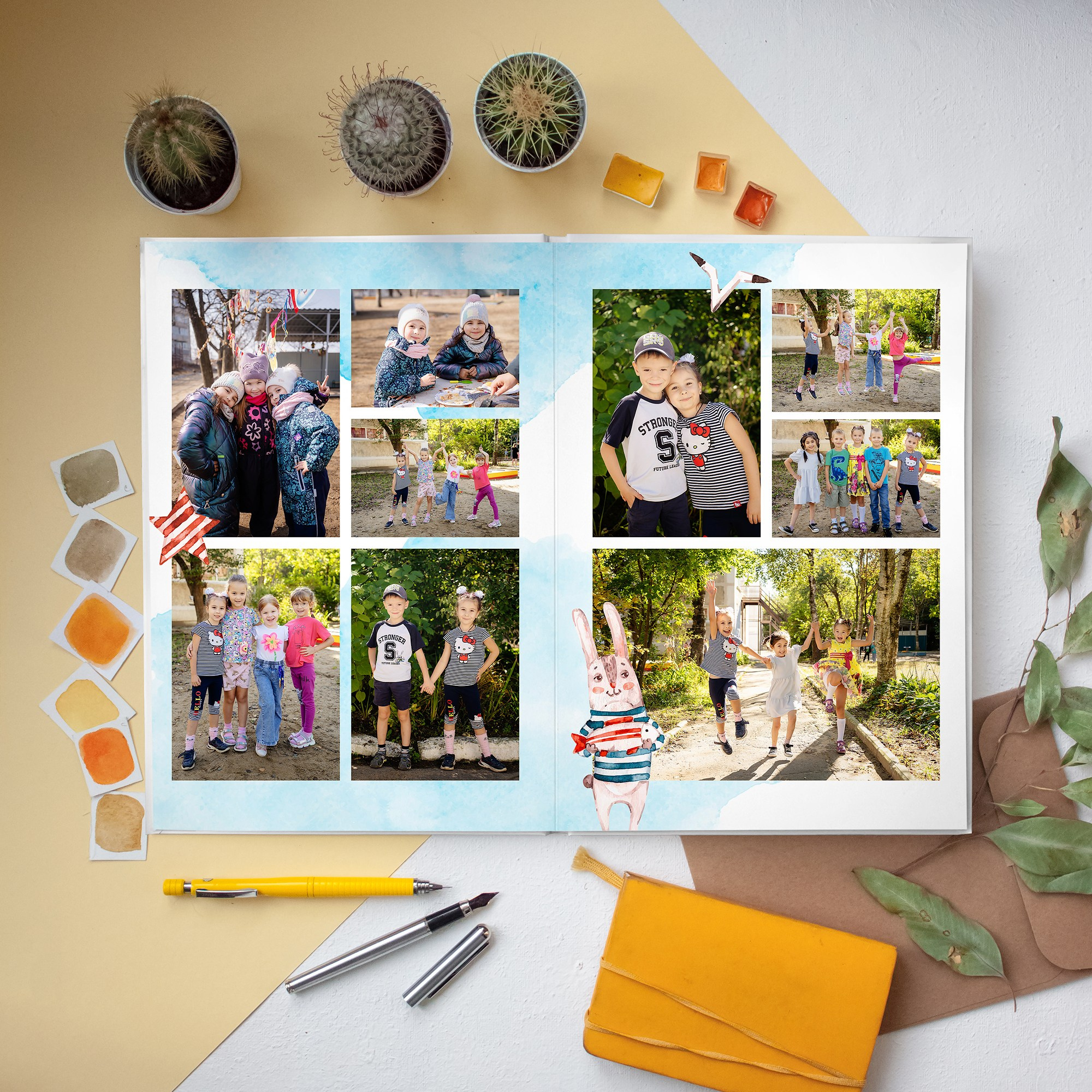 Дизайн альбомов Детский сад. Детский и Школьный фотограф во Владивостоке. Выпускные альбомы