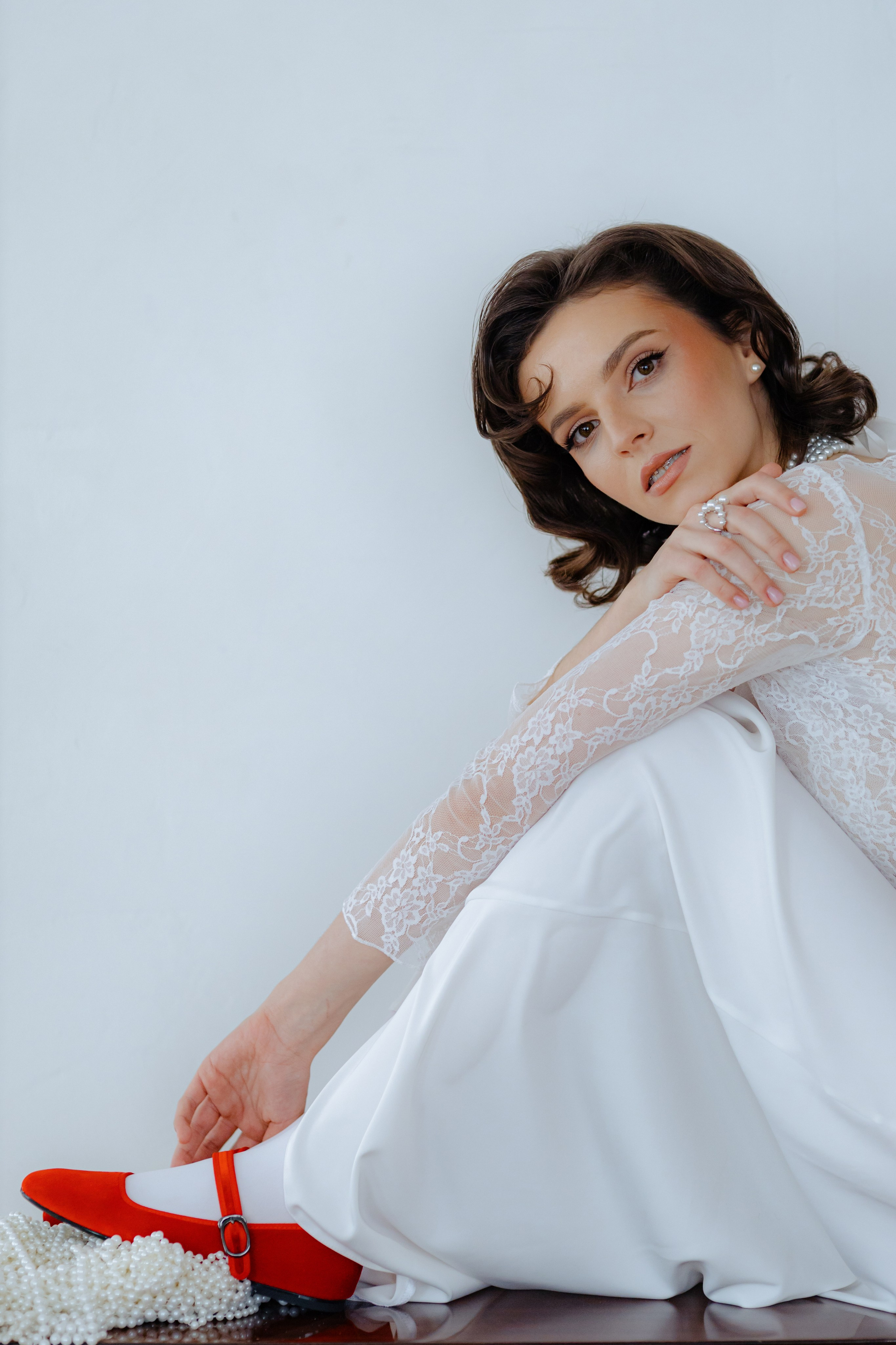 Свадебная творческая съемка в студии