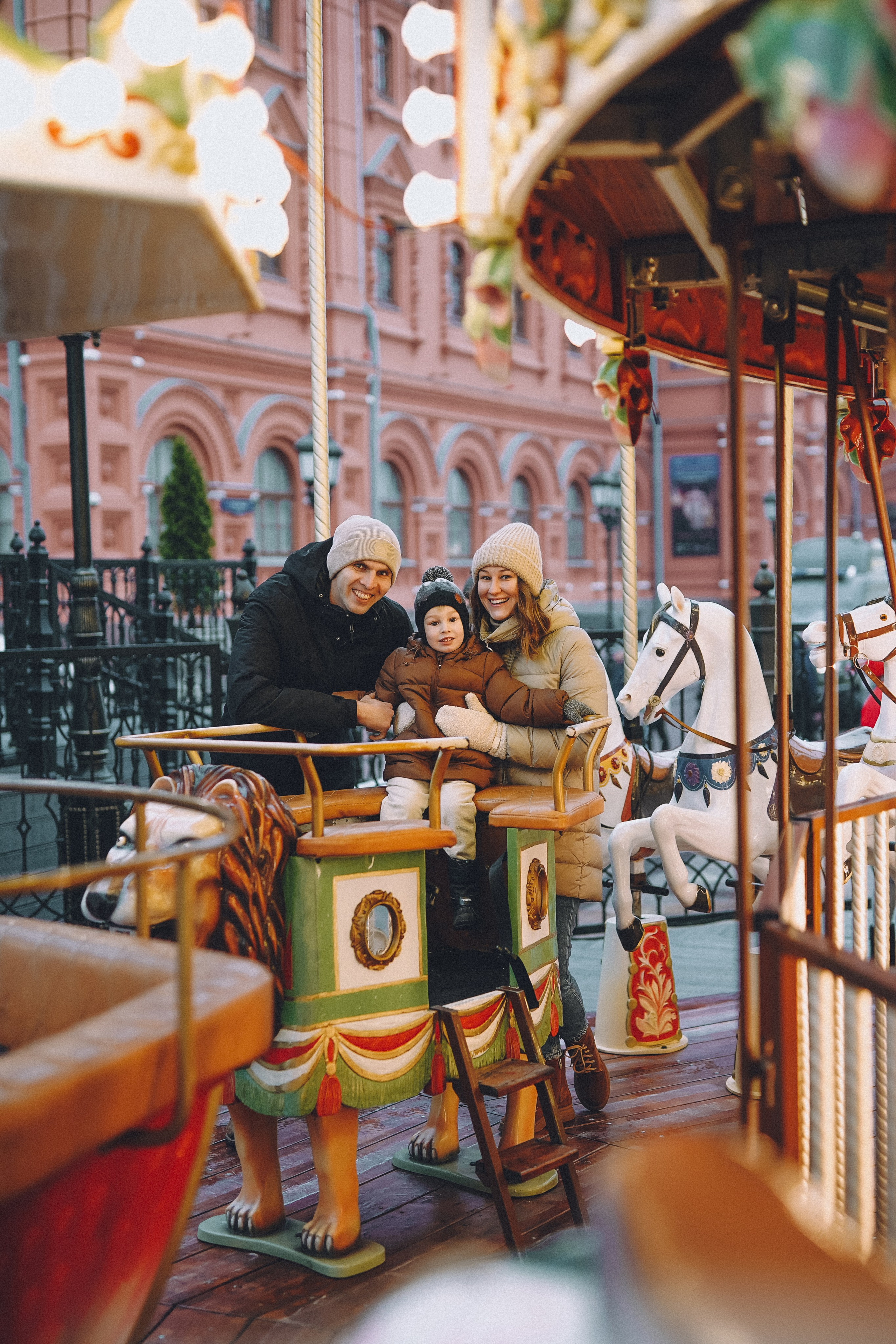 Прогулка по новогодней Москве для Юли, Жени и Вани. Фотограф Наталья Колганова