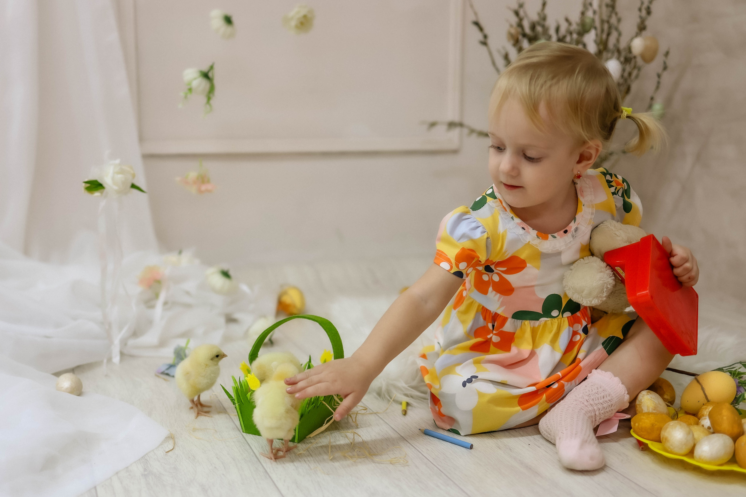 Экспресс фотосессия с цыплятами. Семейный и детский фотограф в Славгороде Анастасия Винс