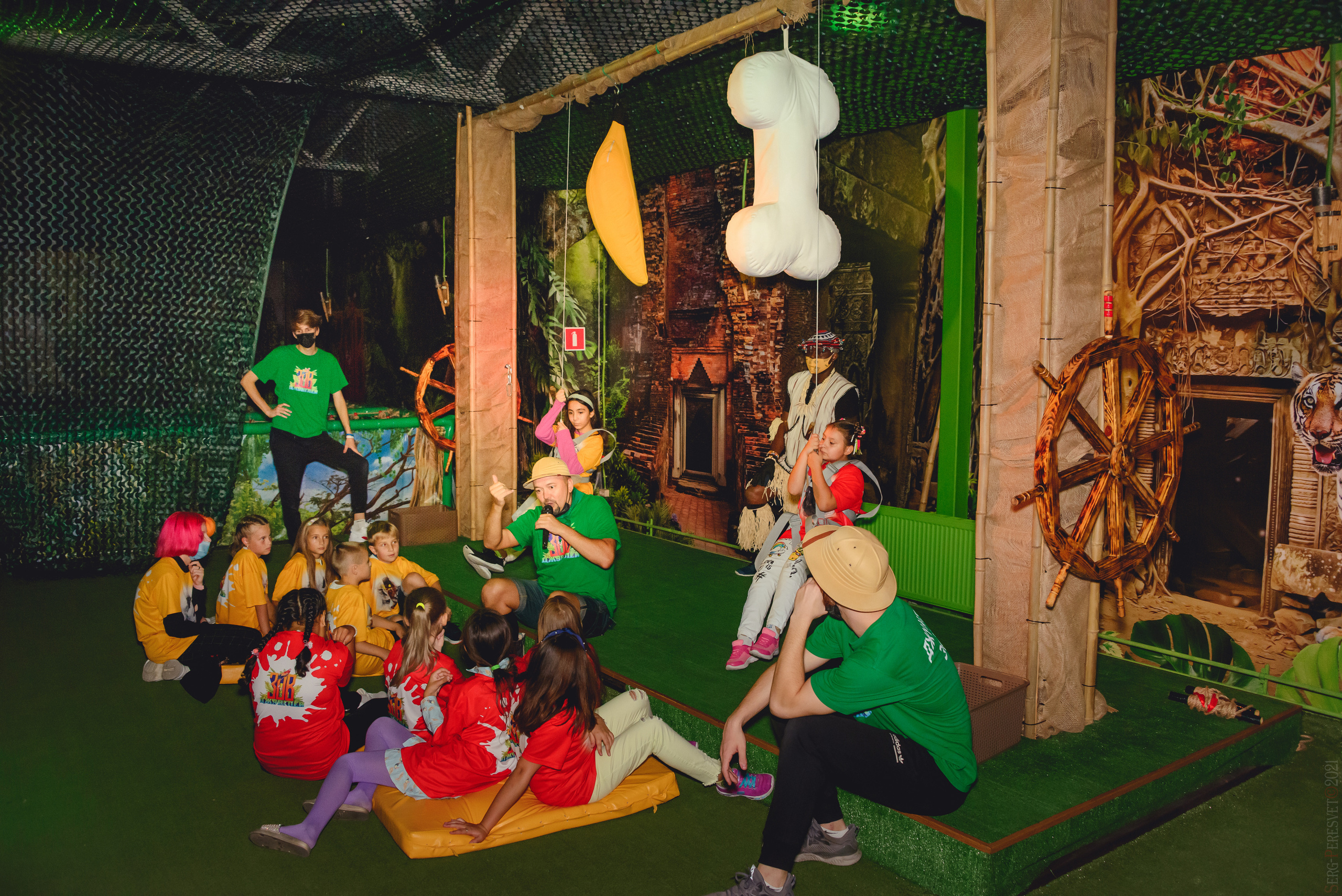 «Зов Джунглей», квест-комната, Мытищи, фотограф Сергей Пересвет. Ваш фотограф на праздник в Москве, Раменском, Жуковском, Люберцах