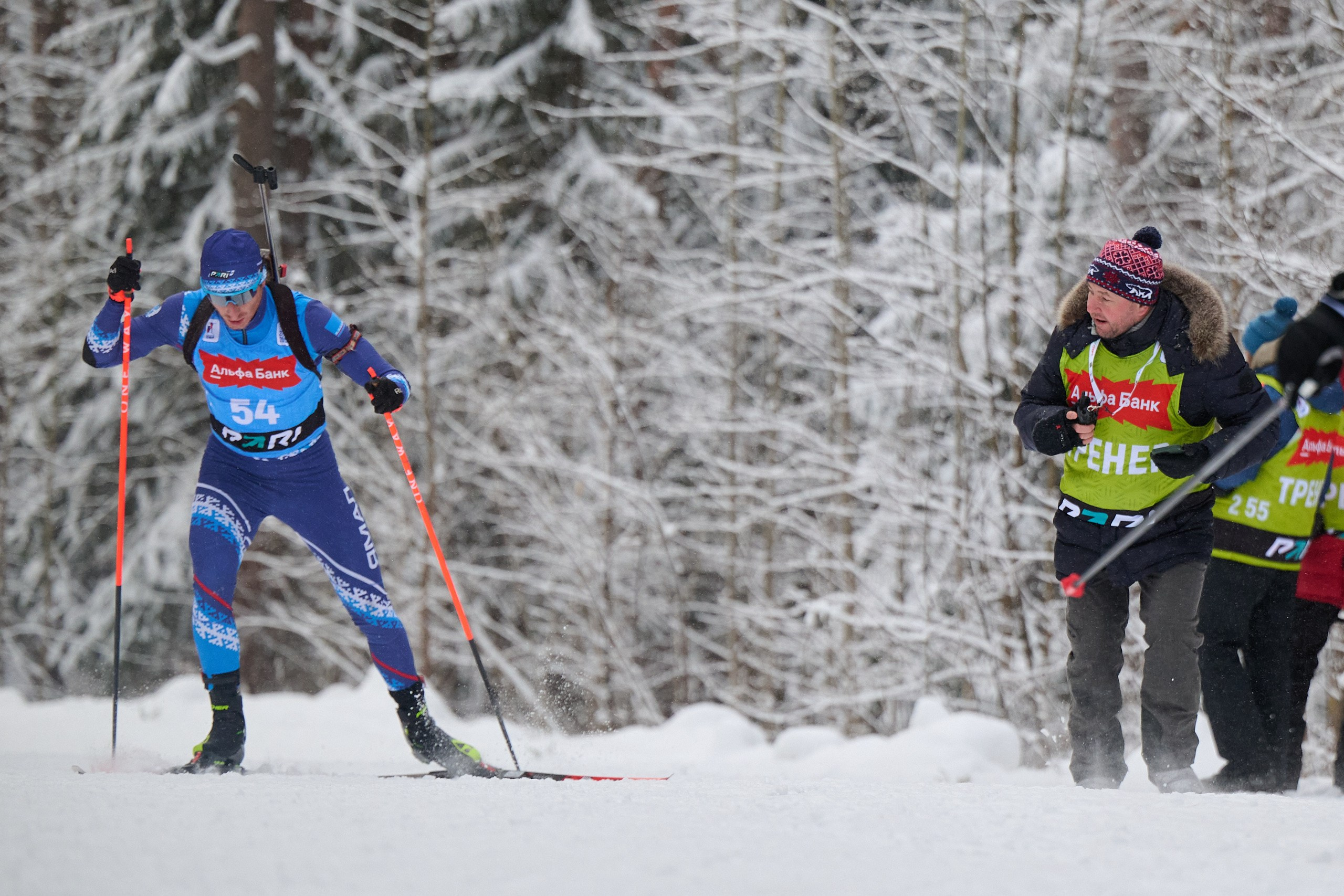 Биатлон. Чемпионат России — 2024/2025, 3-й этап, Ижевск. Спринт. Мужчины. Спортивный репортажный фотограф в Ижевске Сергей Мерзляков
