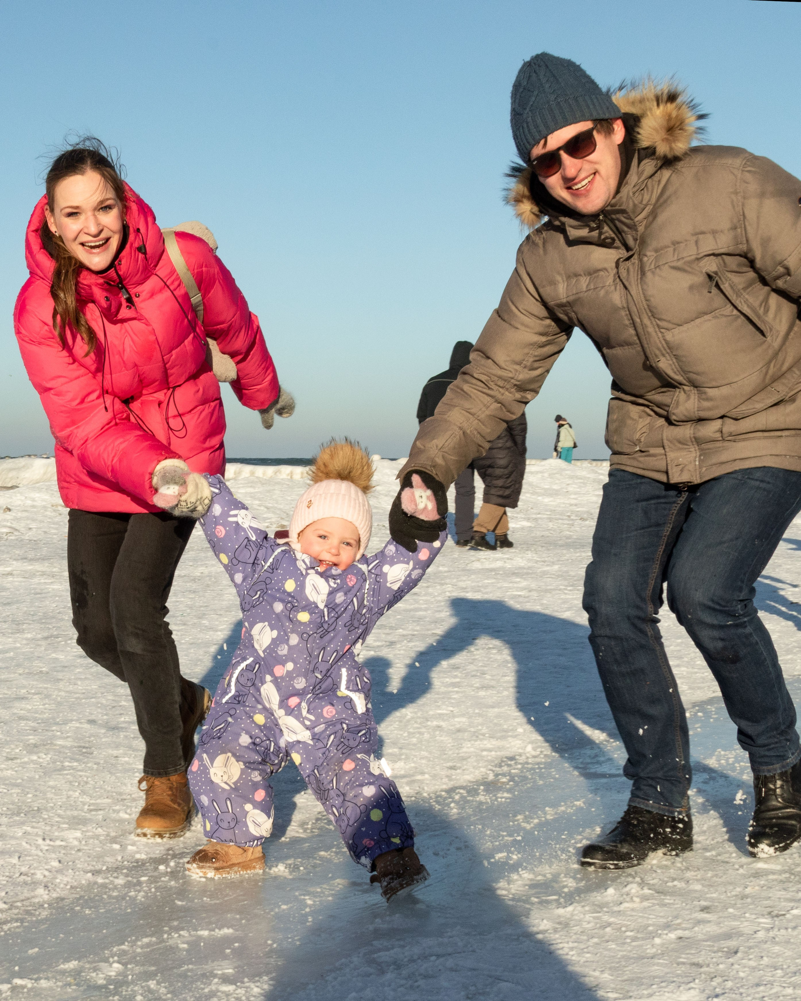 Такой снежный Зеленоградск. Fotografin in Zelenogradsk Liana Sopina
