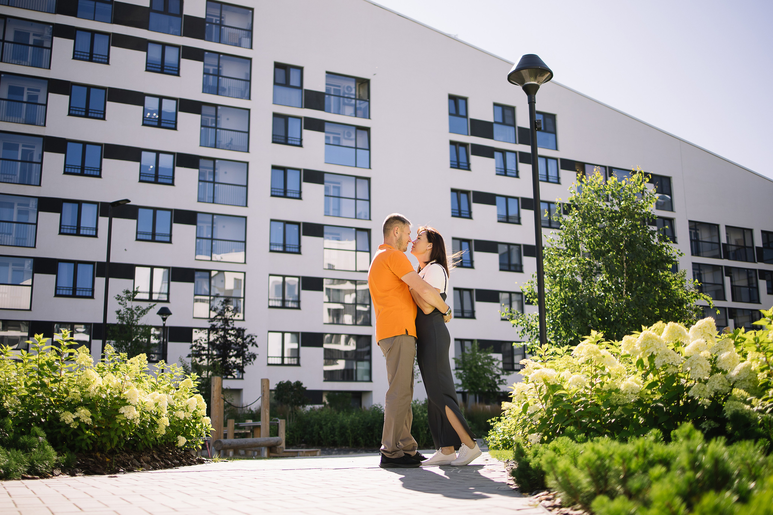 Утренняя семейная прогулка в Михайловском парк-квартале. Семейный фотограф в Томске Максимова Екатерина